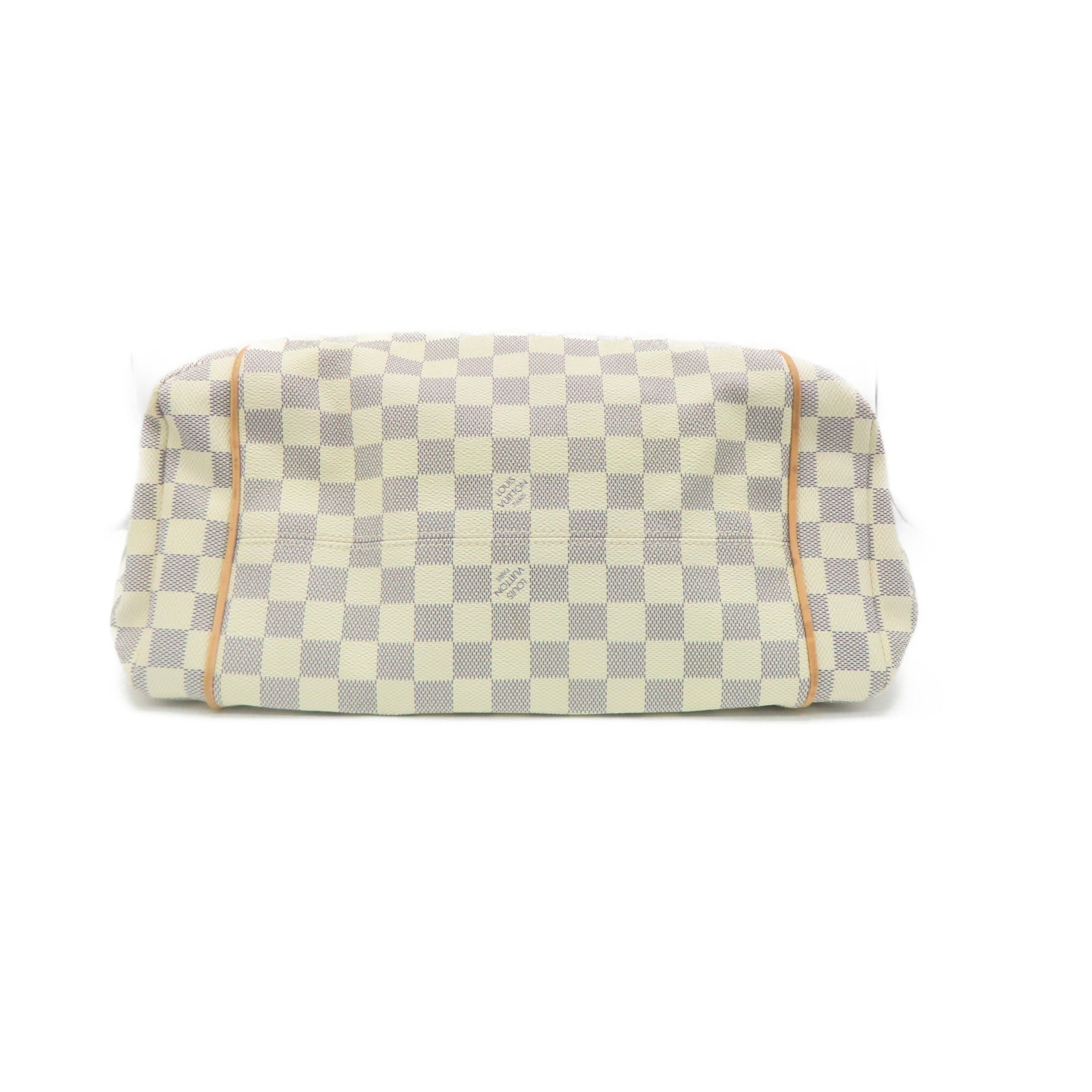 LOUIS VUITTON Damier Azur Totally MM Shoulder Bag off-white