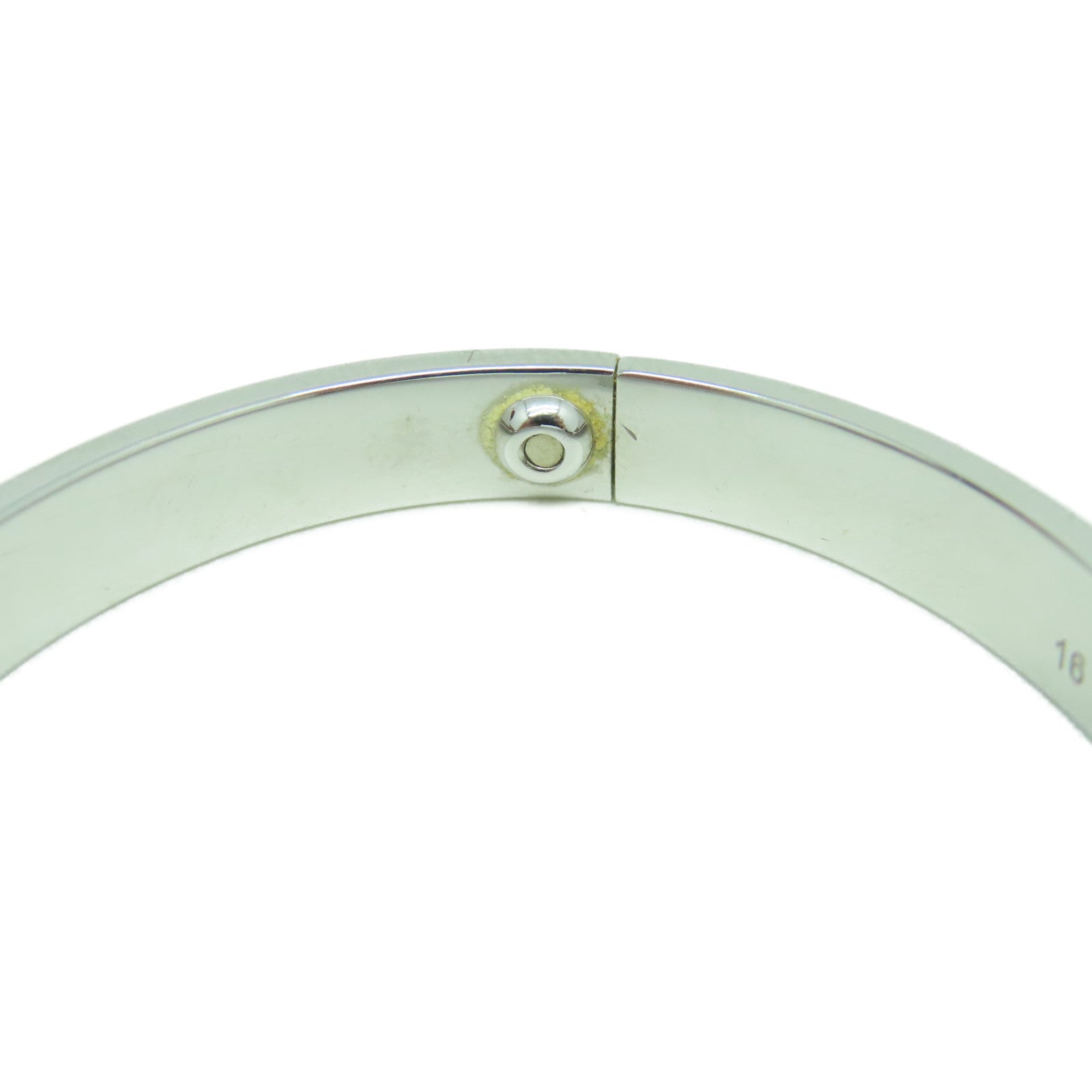 CARTIER 18K白金Love Bracelet手鐲Cartier#16/#15cm