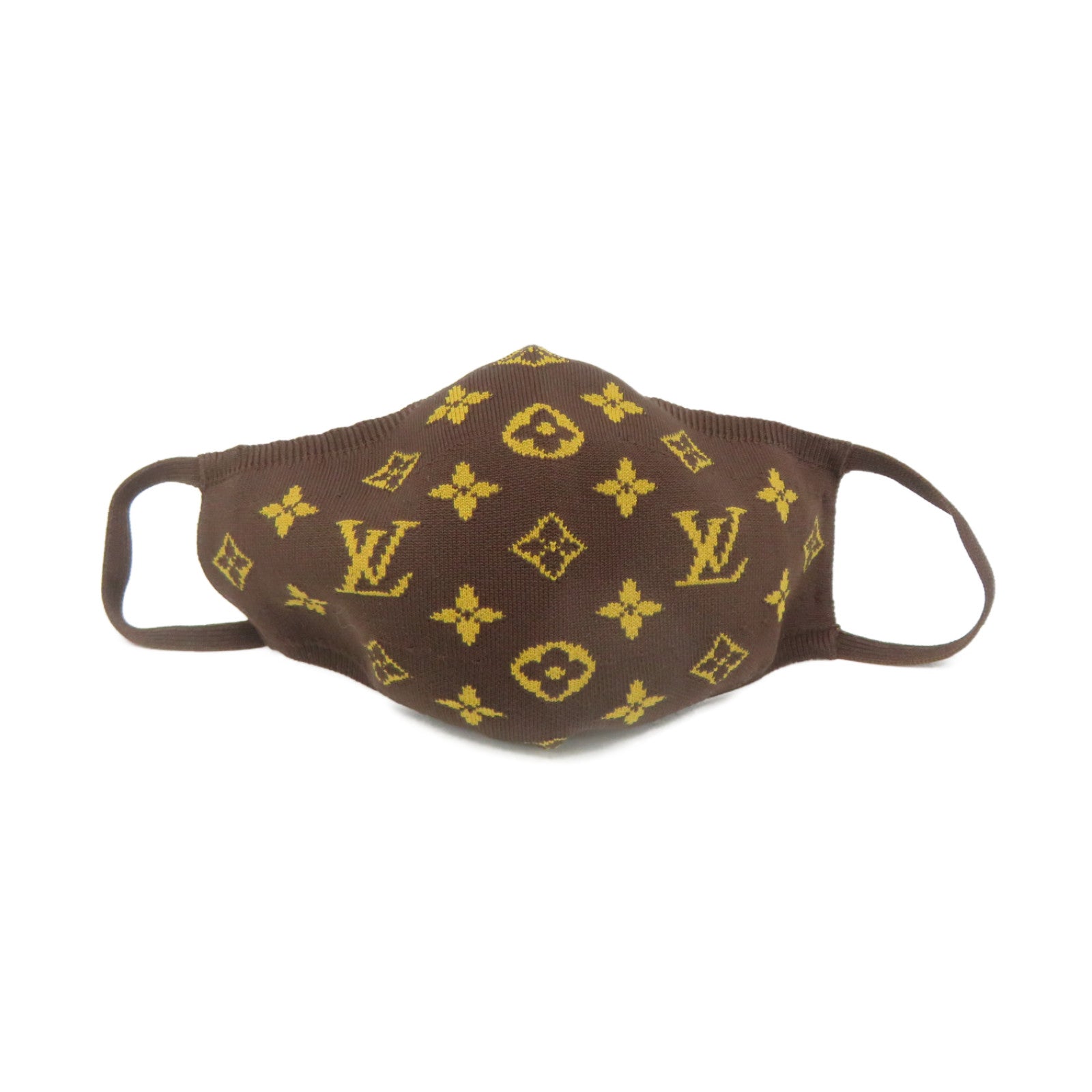 Brown Checkered LV Louis Vuitton Luxury High End Facemask