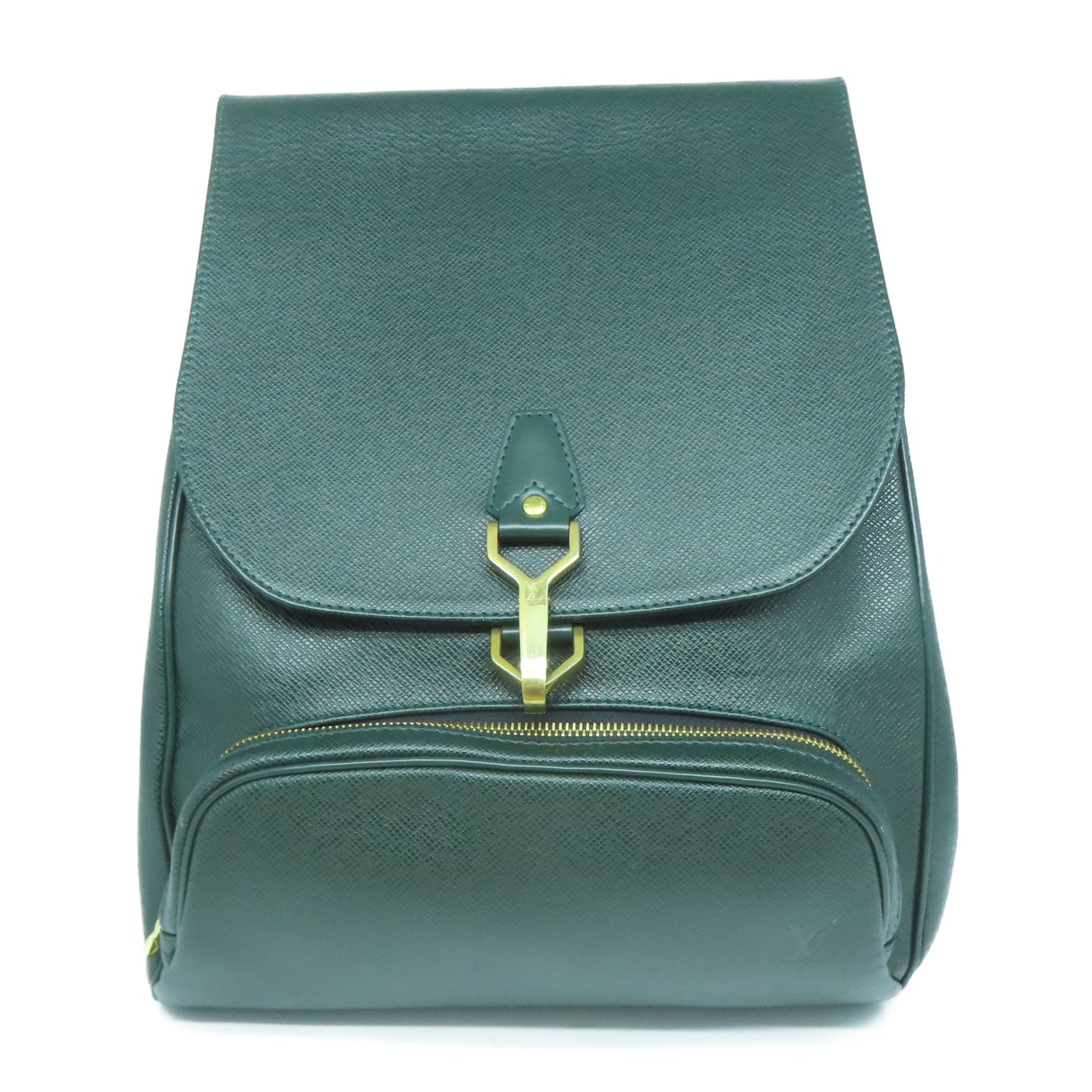 LOUIS VUITTON Tiga Classiar Backpack gold buckle backpack green