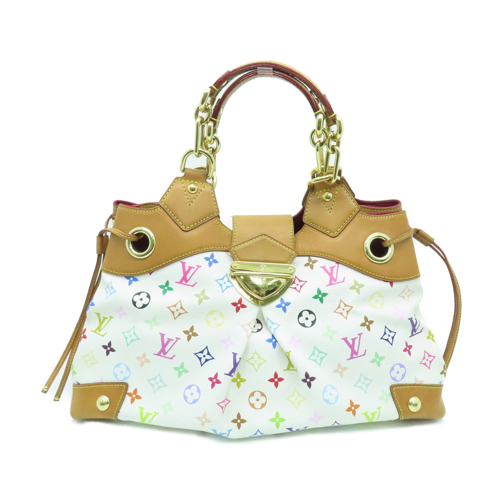 White and gold louis vuitton bag hotsell