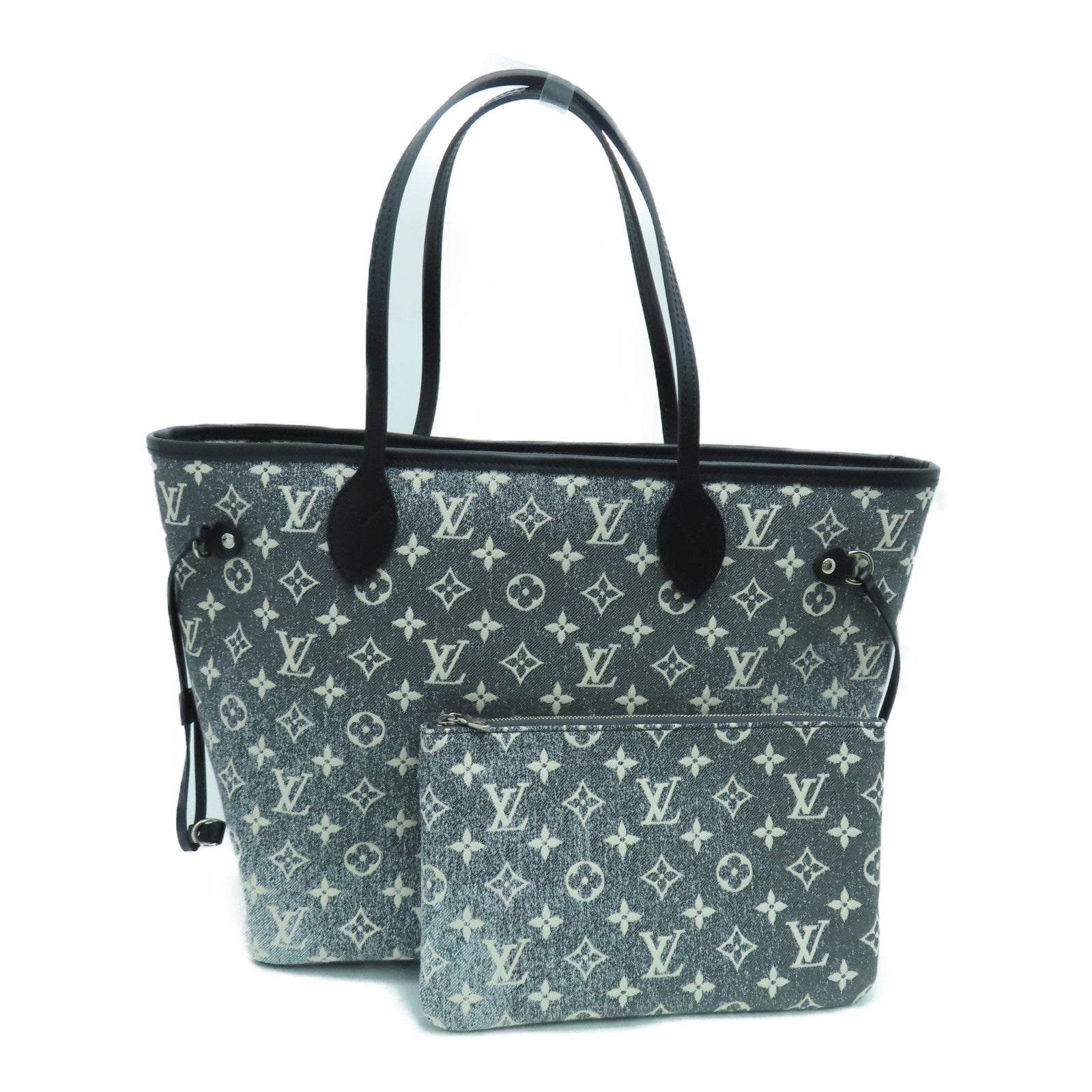 Louis Vuitton Grey Monogram Denim Slightly Bag