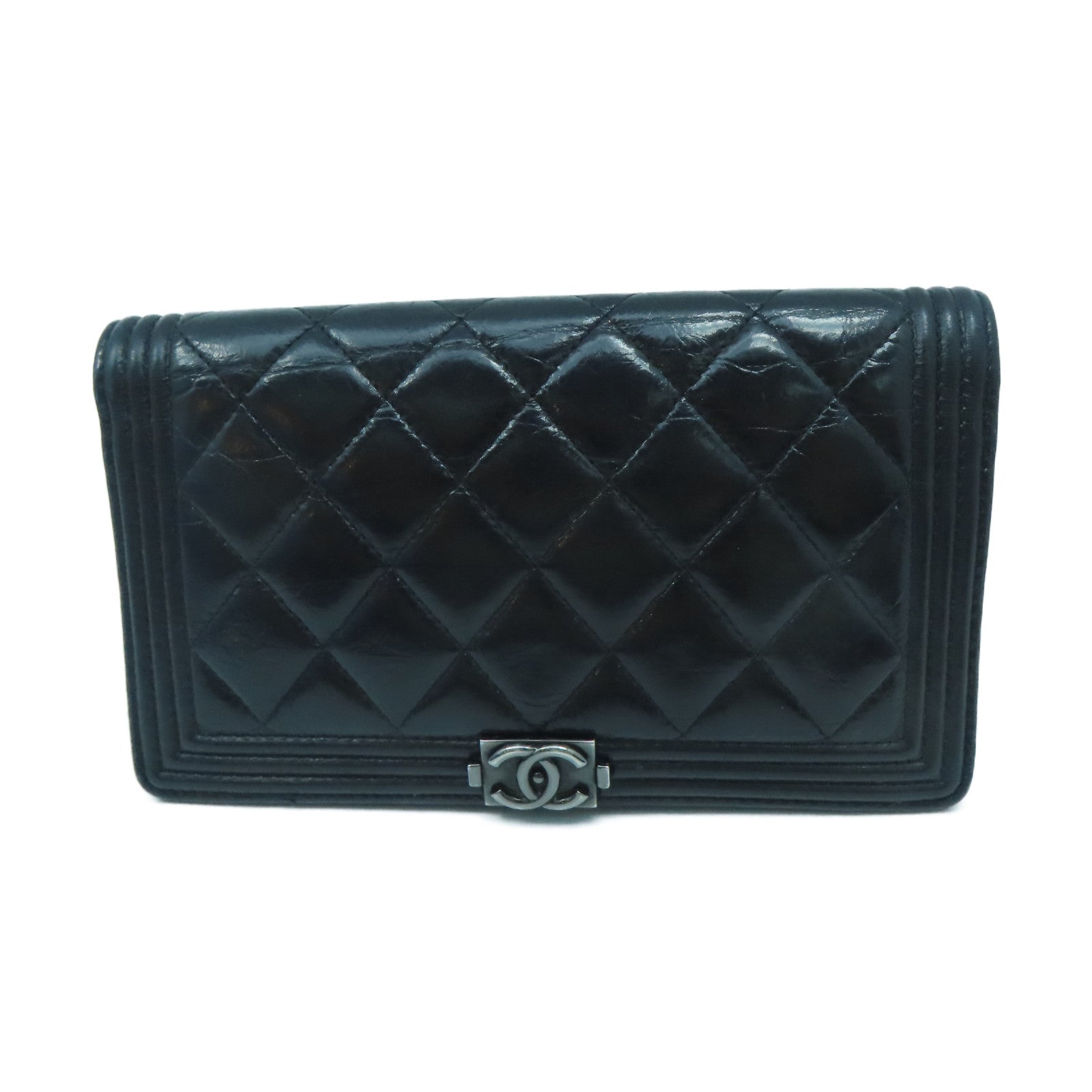 Chanel boy long wallet online