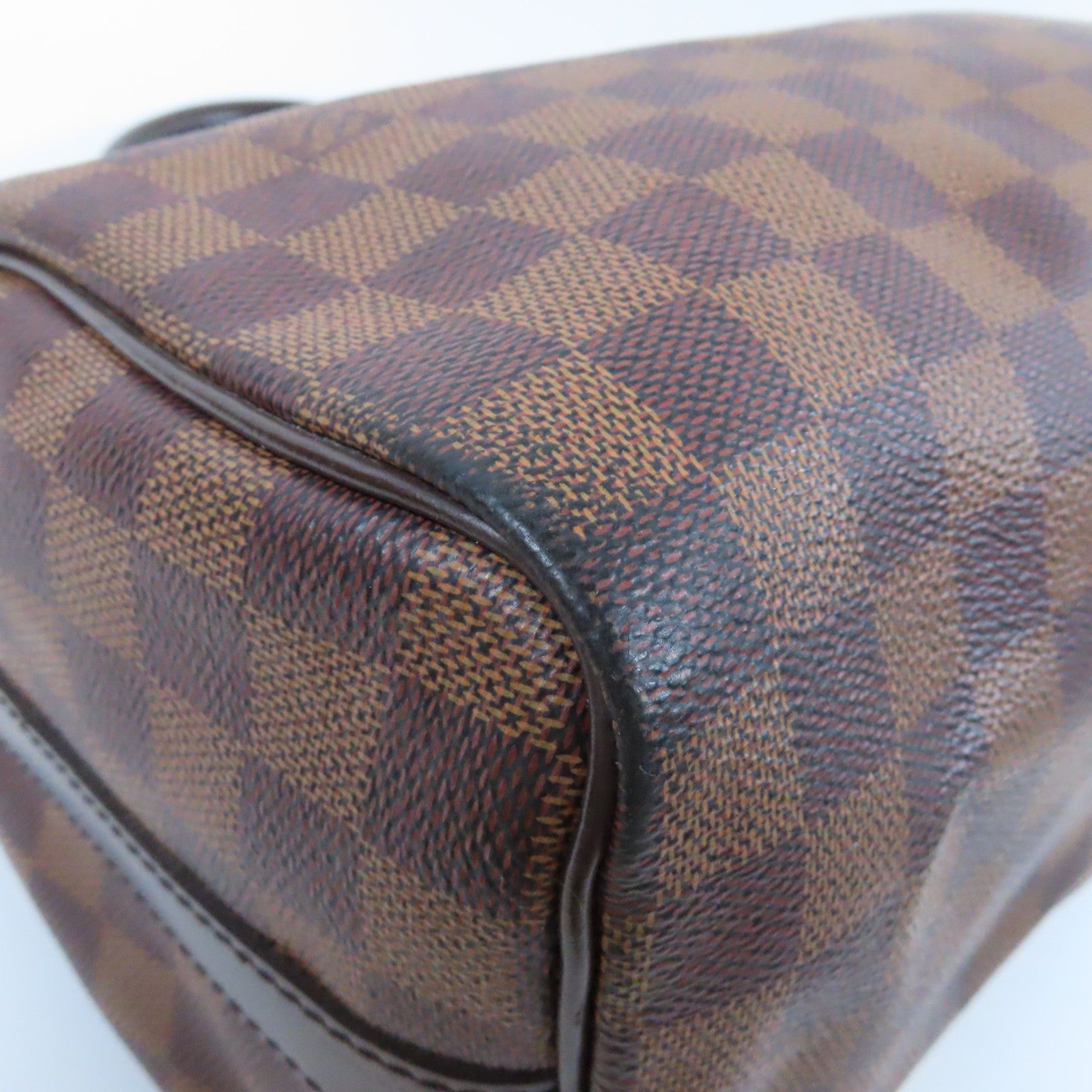 LOUIS VUITTON Damier Ebene Speedy Bandouliere 25金扣手挽肩背兩用袋啡色