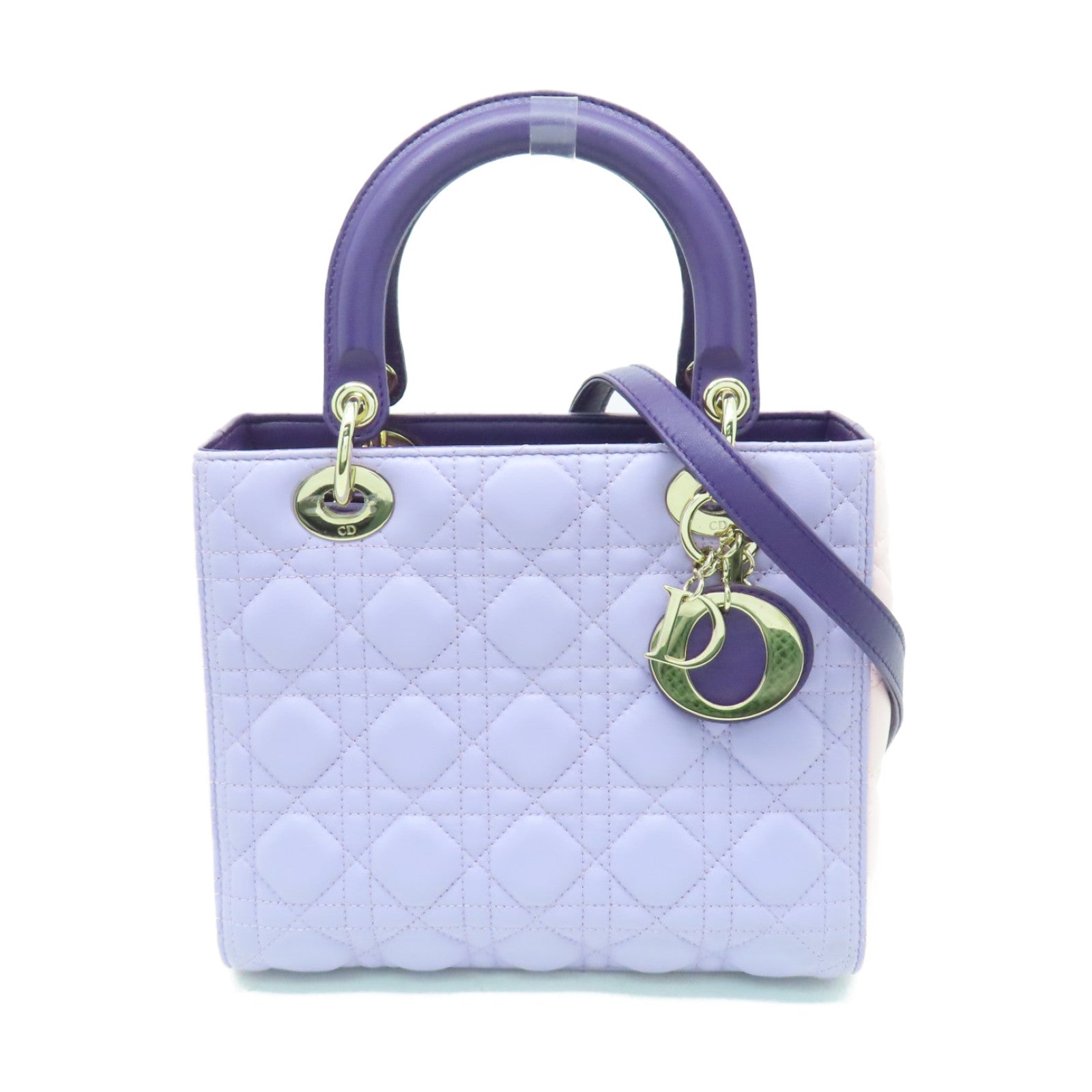 【美品】Dior 保存袋 9点まとめ売り 小号Lady Dior 手袋黑色漆皮牛皮革藤格纹| DIOR