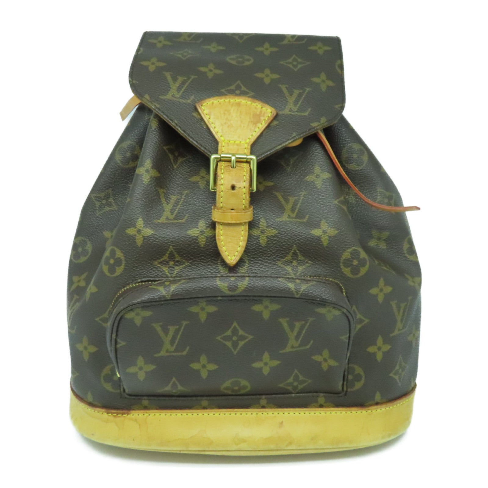 LOUIS VUITTON Monogram Montsouris MM Gold Buckle Backpack Brown – Brand Off Hong Kong Online Store