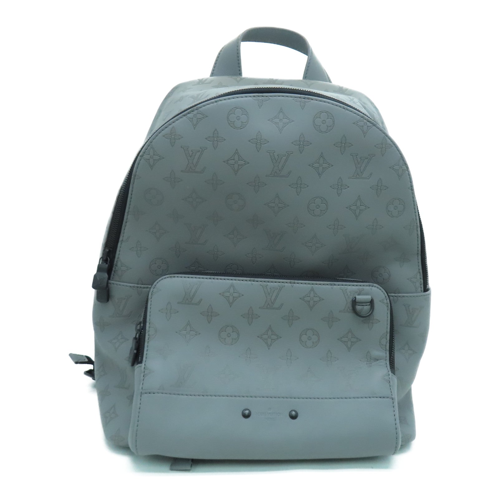 LOUIS VUITTON Monogram Shadow Racer Backpack backpack gray