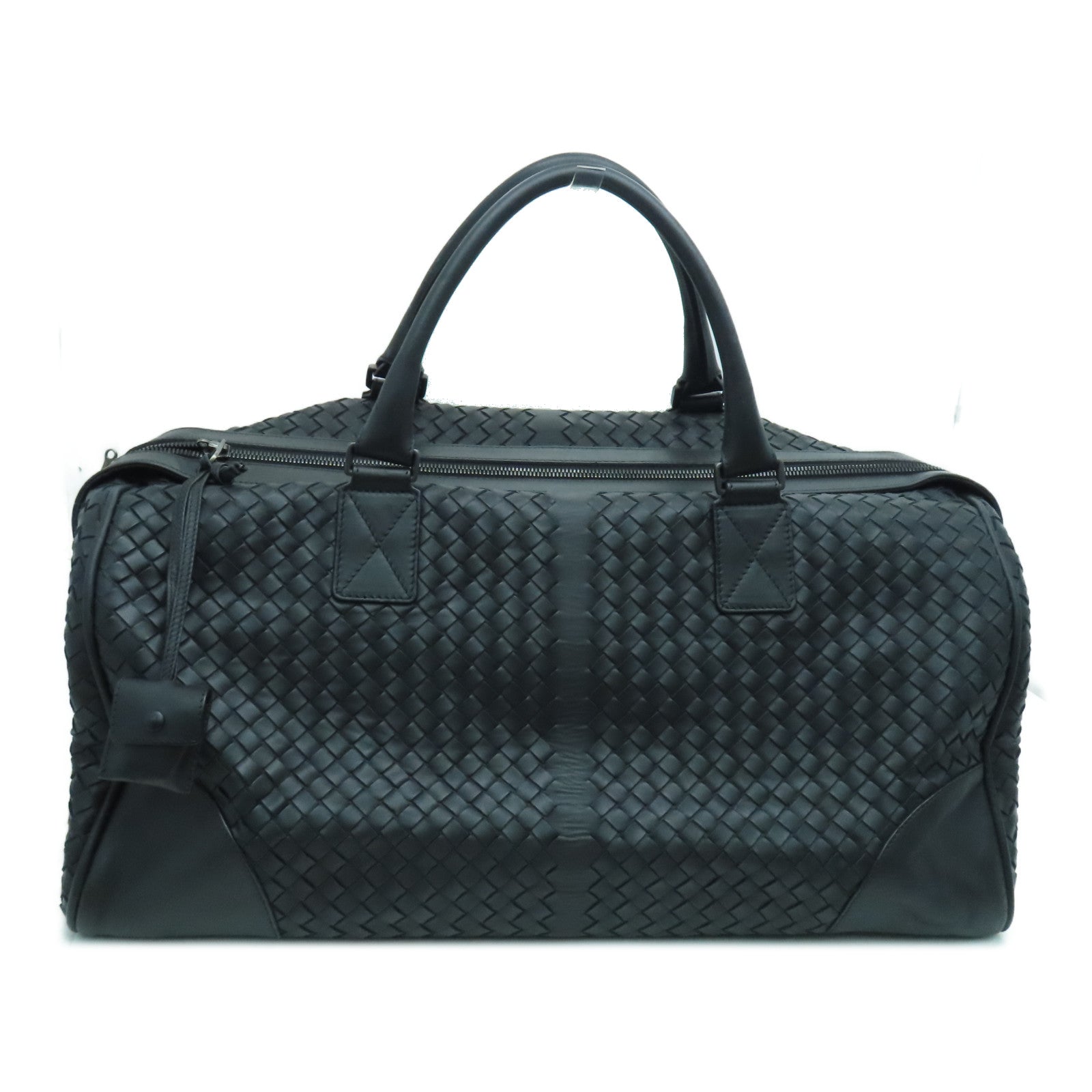 バッグ Vintage BottegaVeneta Leather Boston Bag Bottega Veneta Intrecciato Boston Duffle Bag – 2xmi Vintage