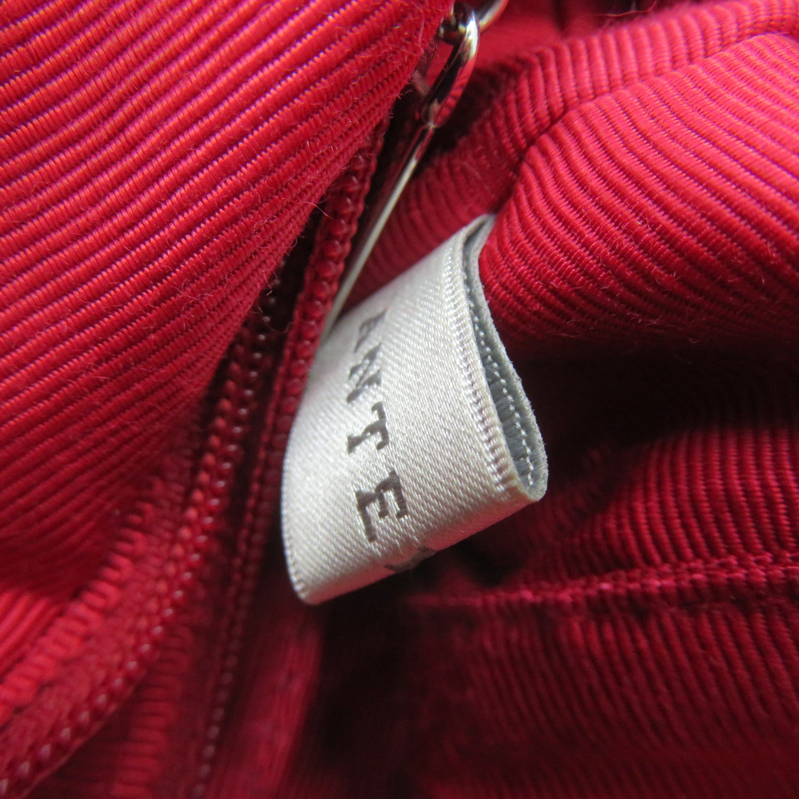 ANTEPRIMA PVC 2Way Shoulder Bag Silver Buckle Handle Shoulder Bag Red