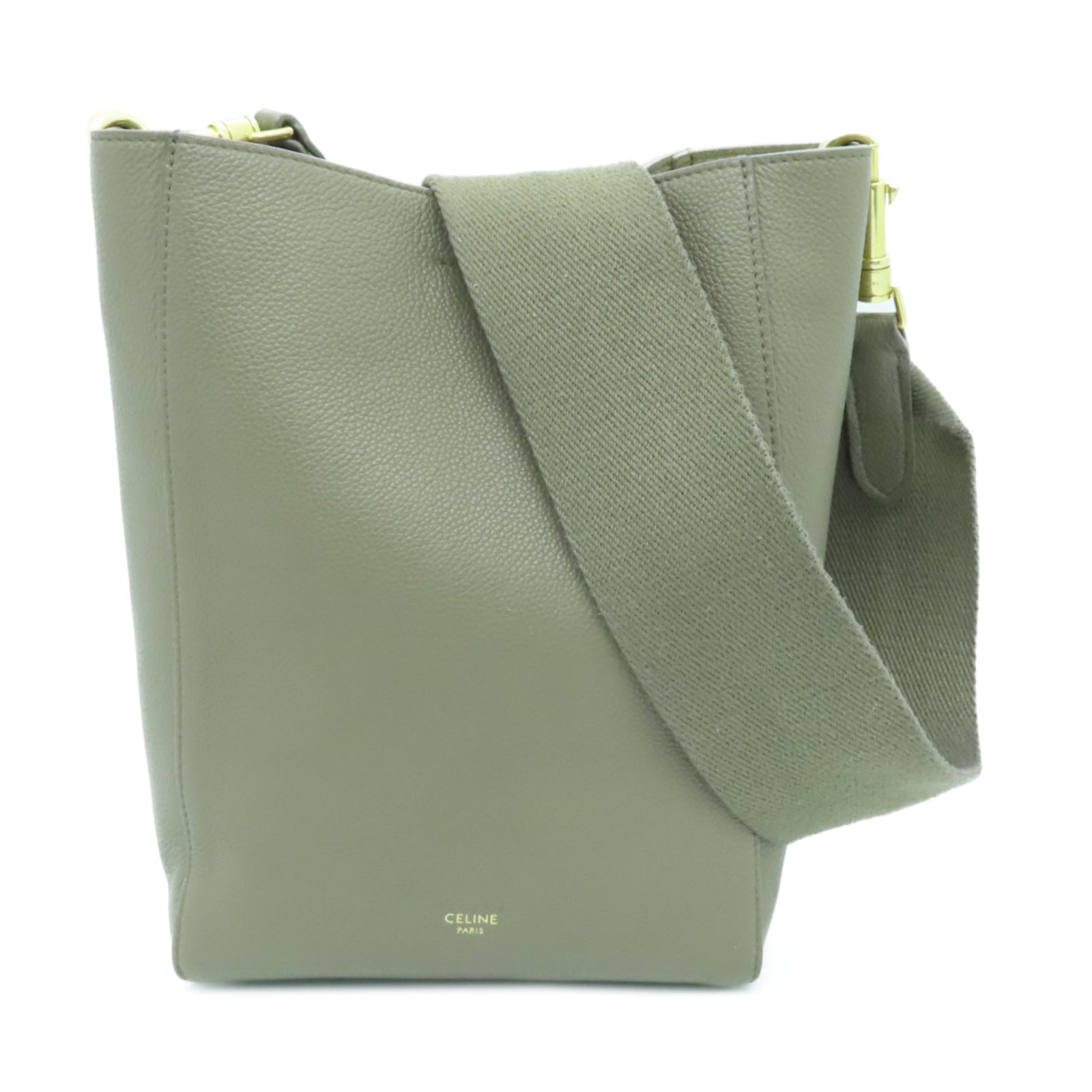 Celine green bucket bag Clearance
