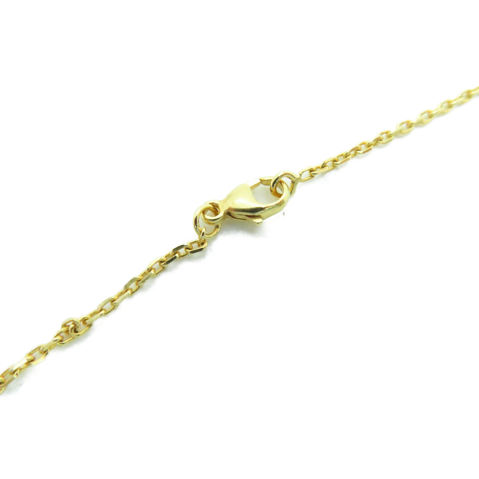 HERMES Metal Pop H Necklace White/Gold