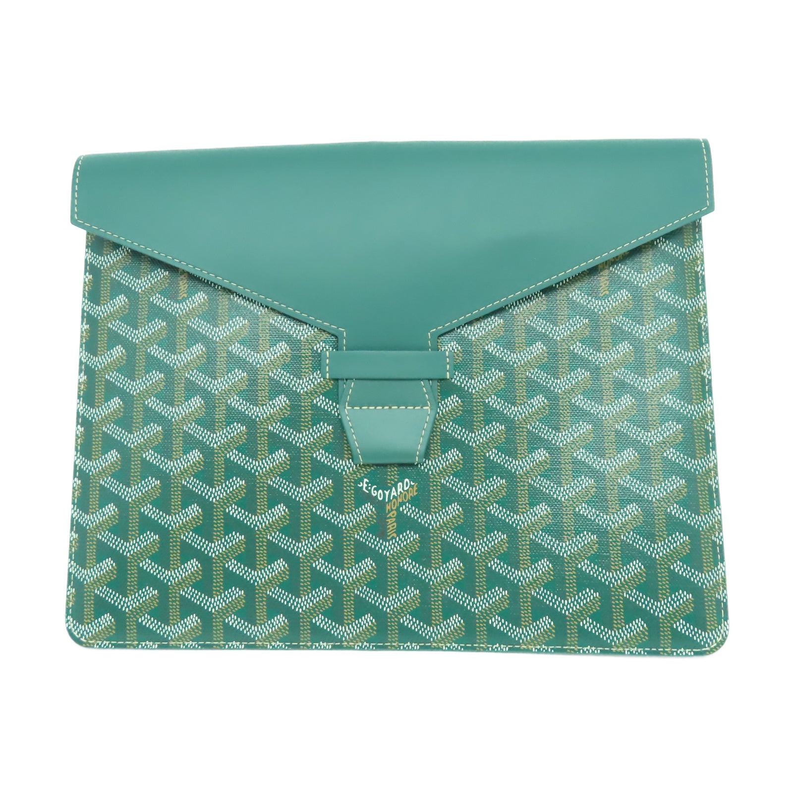 Goyard green clutch Clearance