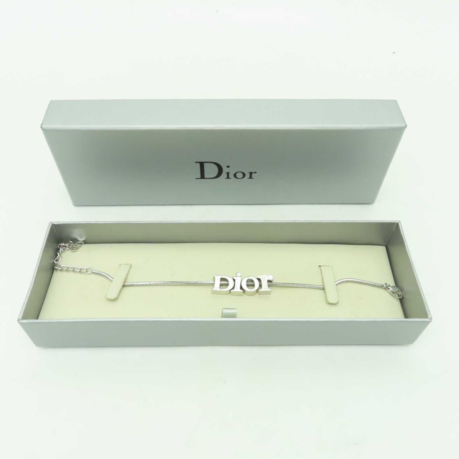 Dior 金屬Bracelet手鏈銀色#20.5cm