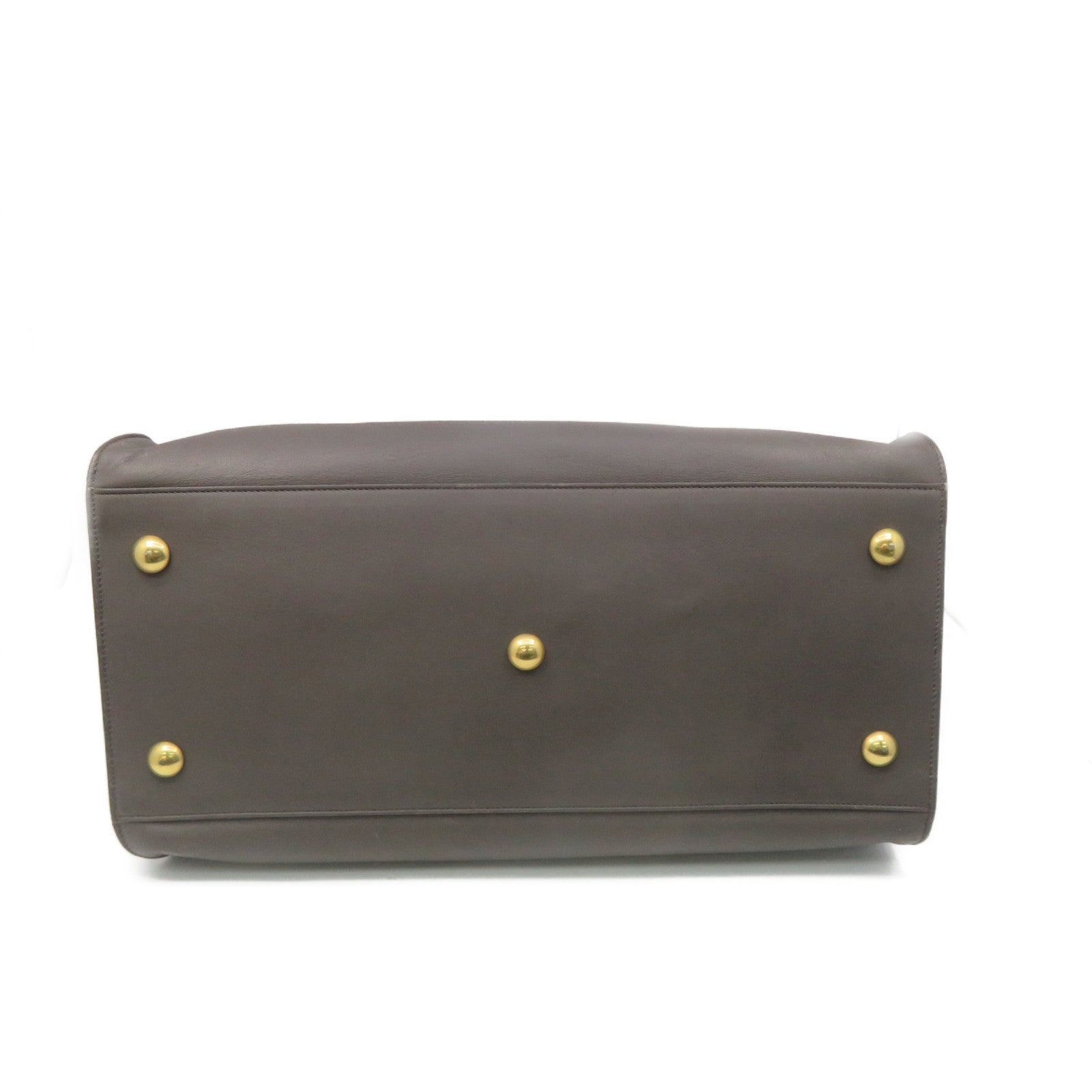 YVES SAINT LAURENT Cabas Y Hand Bag in cowhide leather gray