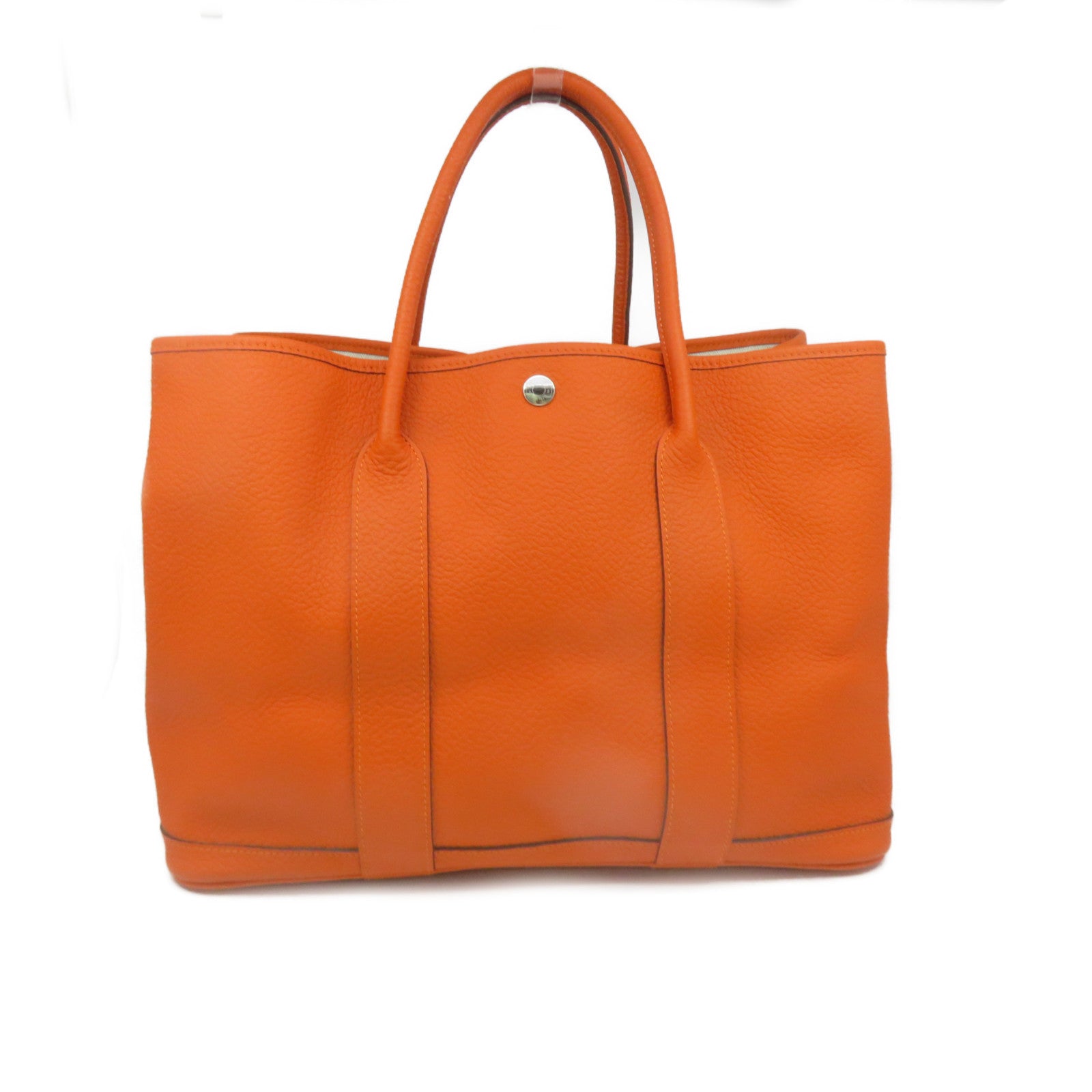 HERMES [Sharp Discount] Negonda Leather Garden Party PM Hand Bag
