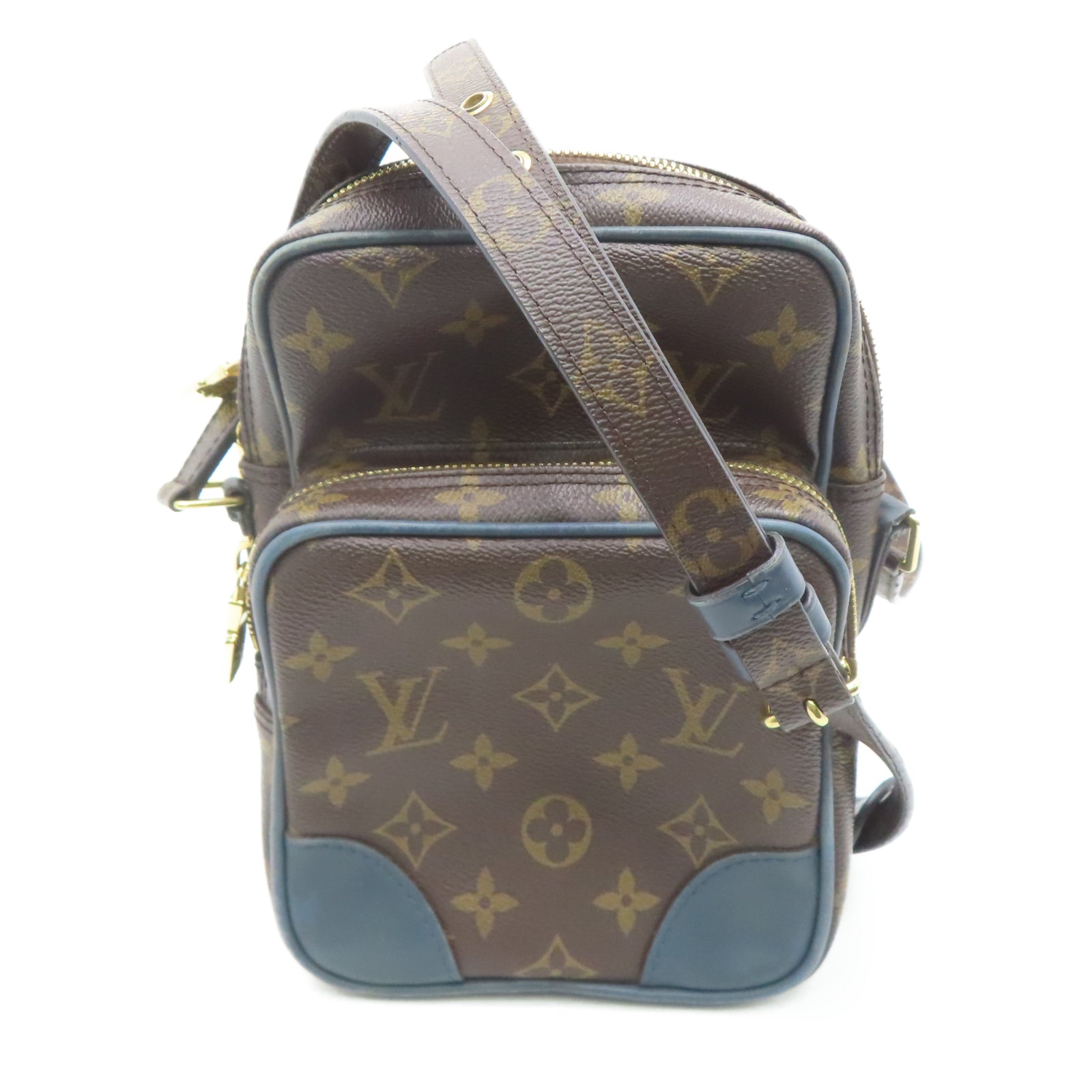 LOUIS VUITTON Monogram Amazone Slate Gold Buckle Shoulder Bag Brown – Brand  Off Hong Kong Online Store