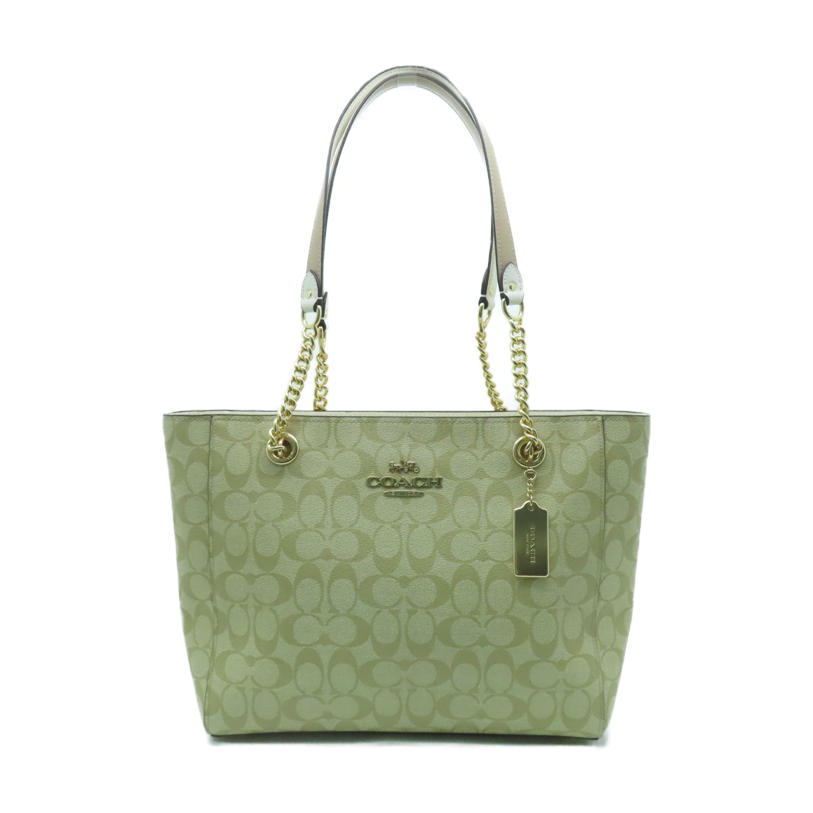 Coach chain deals tote