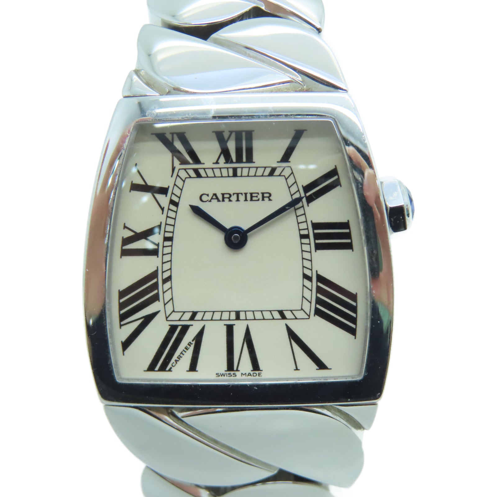 CARTIER La Dona Stainless Steel Watch Quartz Movement White