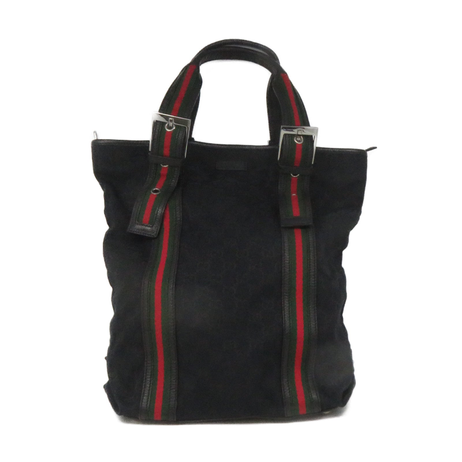 GUCCI GG canvas Tote Bag black