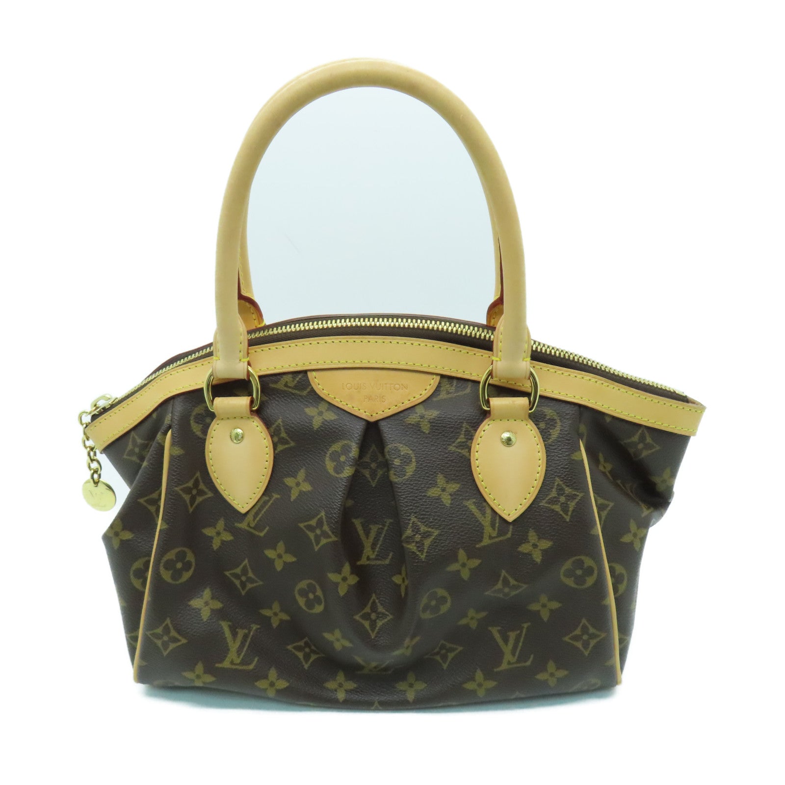 LOUIS VUITTON Monogram Tivoli PM Gold Buckle Handle Bag Brown – Brand Off  Hong Kong Online Store