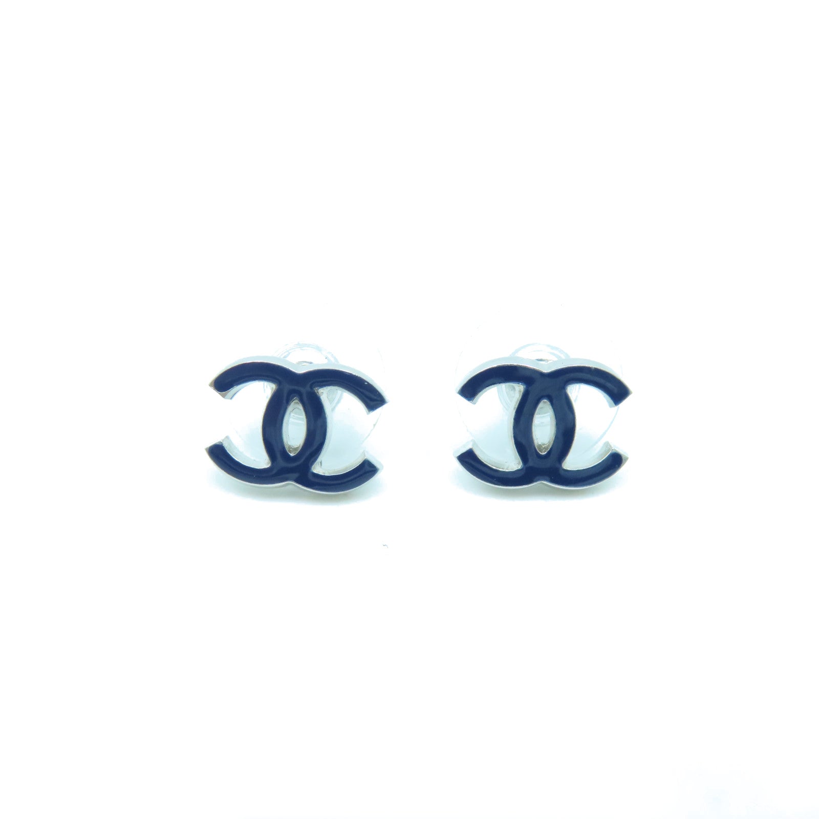 Chanel earrings white Clearance