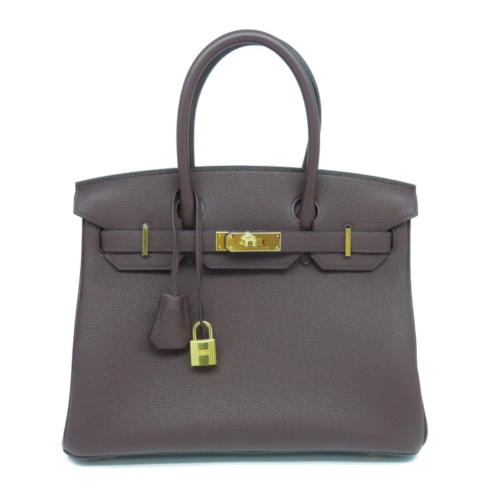 HERMES Togo皮革Birkin 30金扣手挽袋Rouge Sellie – Brand Off