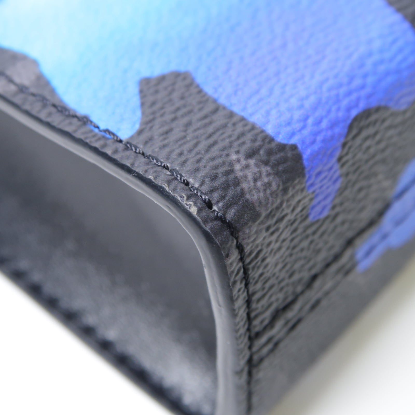 LOUIS VUITTON Monogram Eclipse Pochette To Go銀扣手拿包黑色