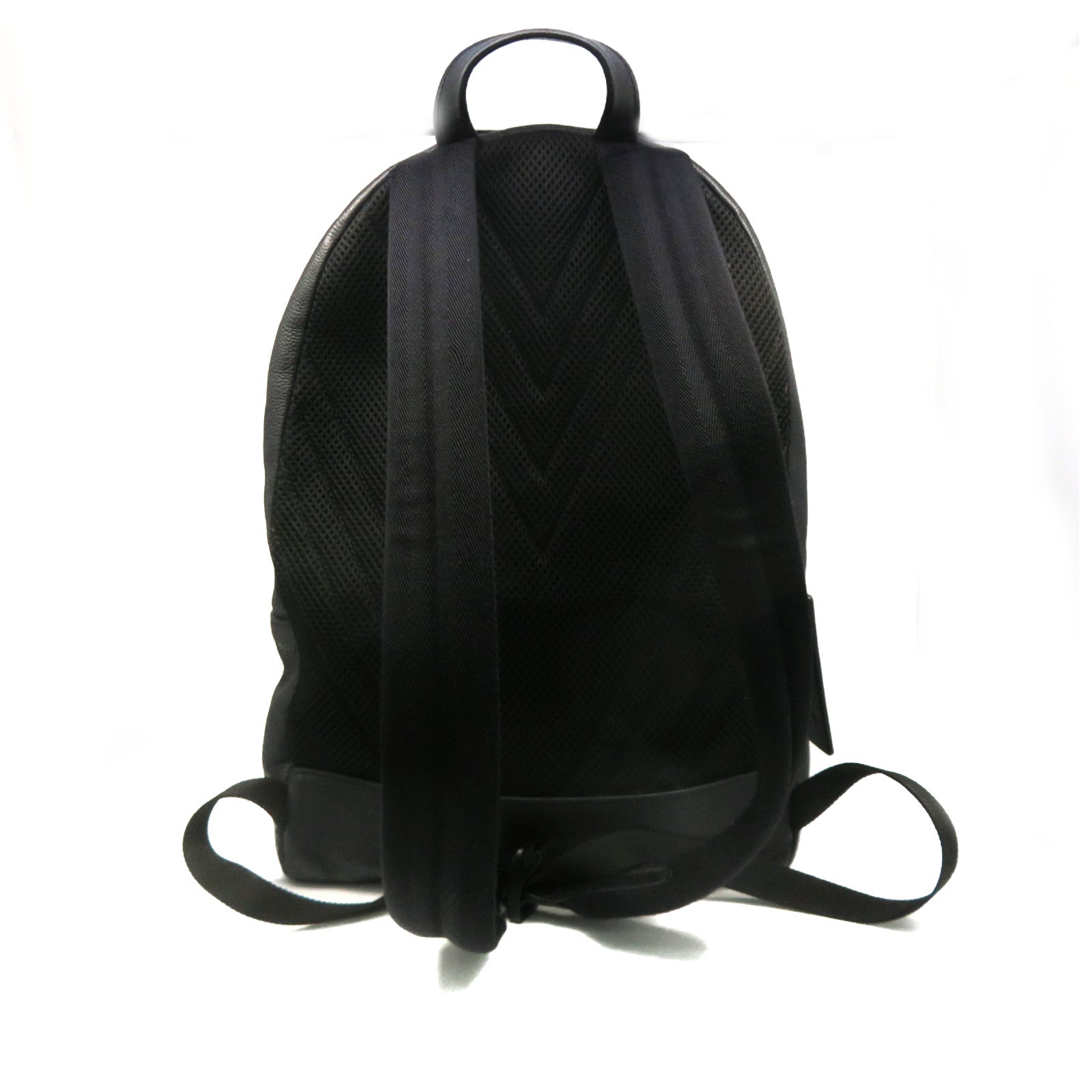 LOUIS VUITTON Grained Calf Takeoff Backpack black