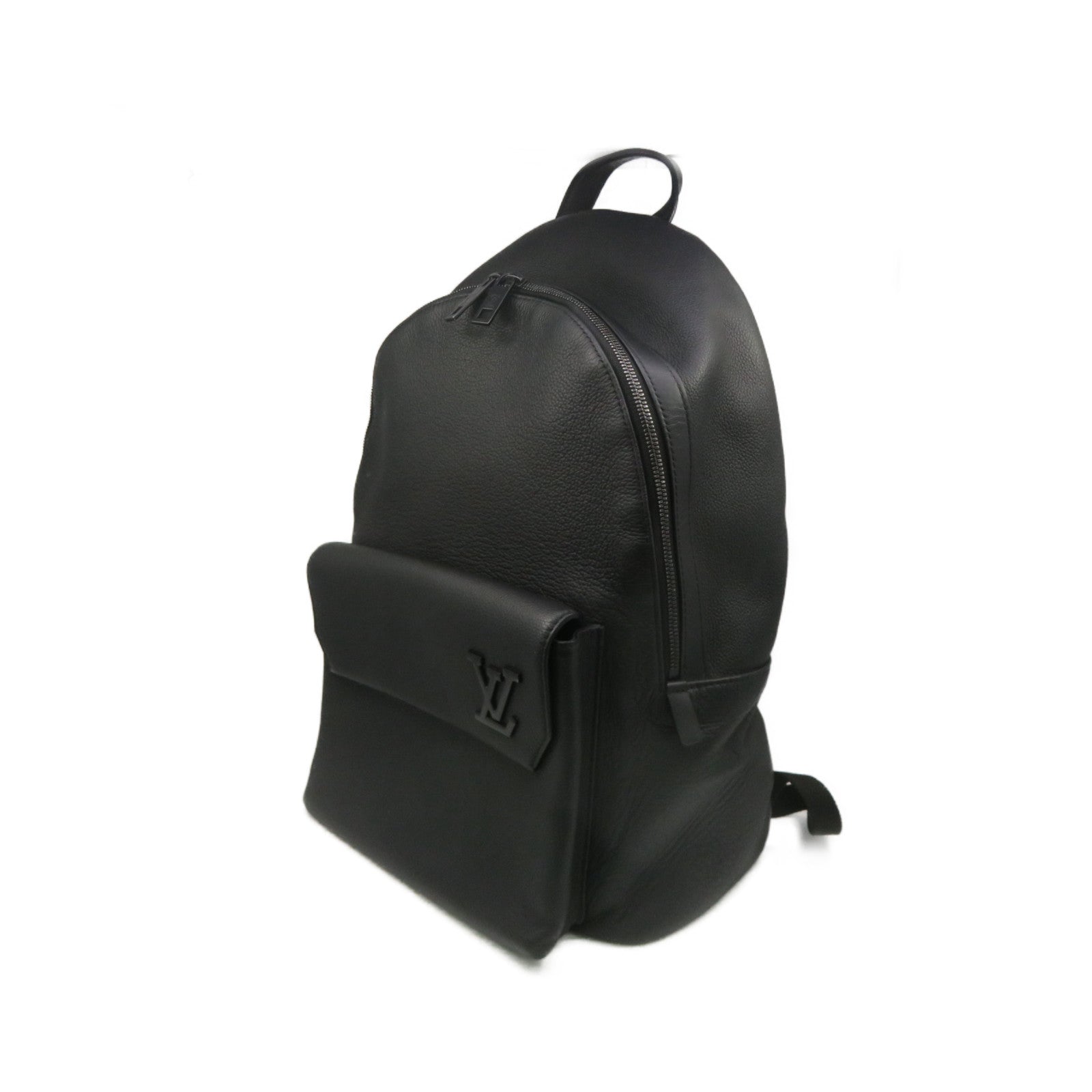 LOUIS VUITTON Grained Calf Takeoff Backpack black
