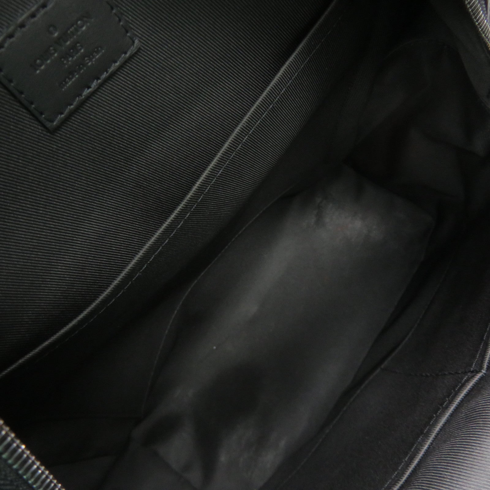 LOUIS VUITTON Grained Calf Takeoff Backpack black