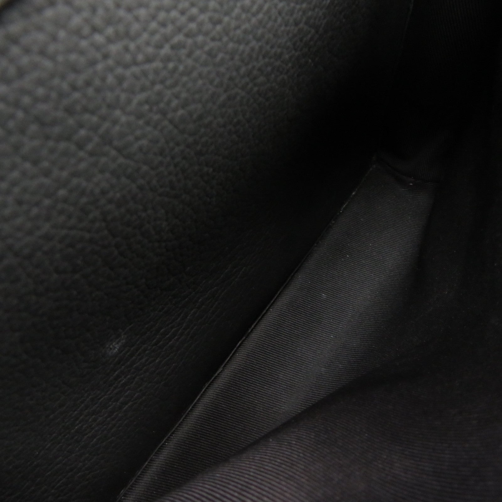 LOUIS VUITTON Grained Calf Takeoff Backpack black