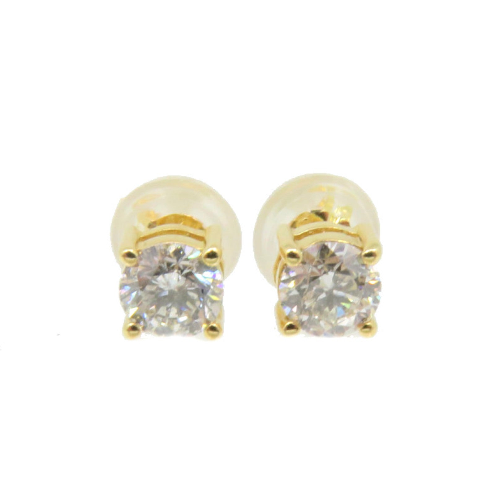 JEWELRY 18K Gold/0.50ct Diamond Diamond Earrings