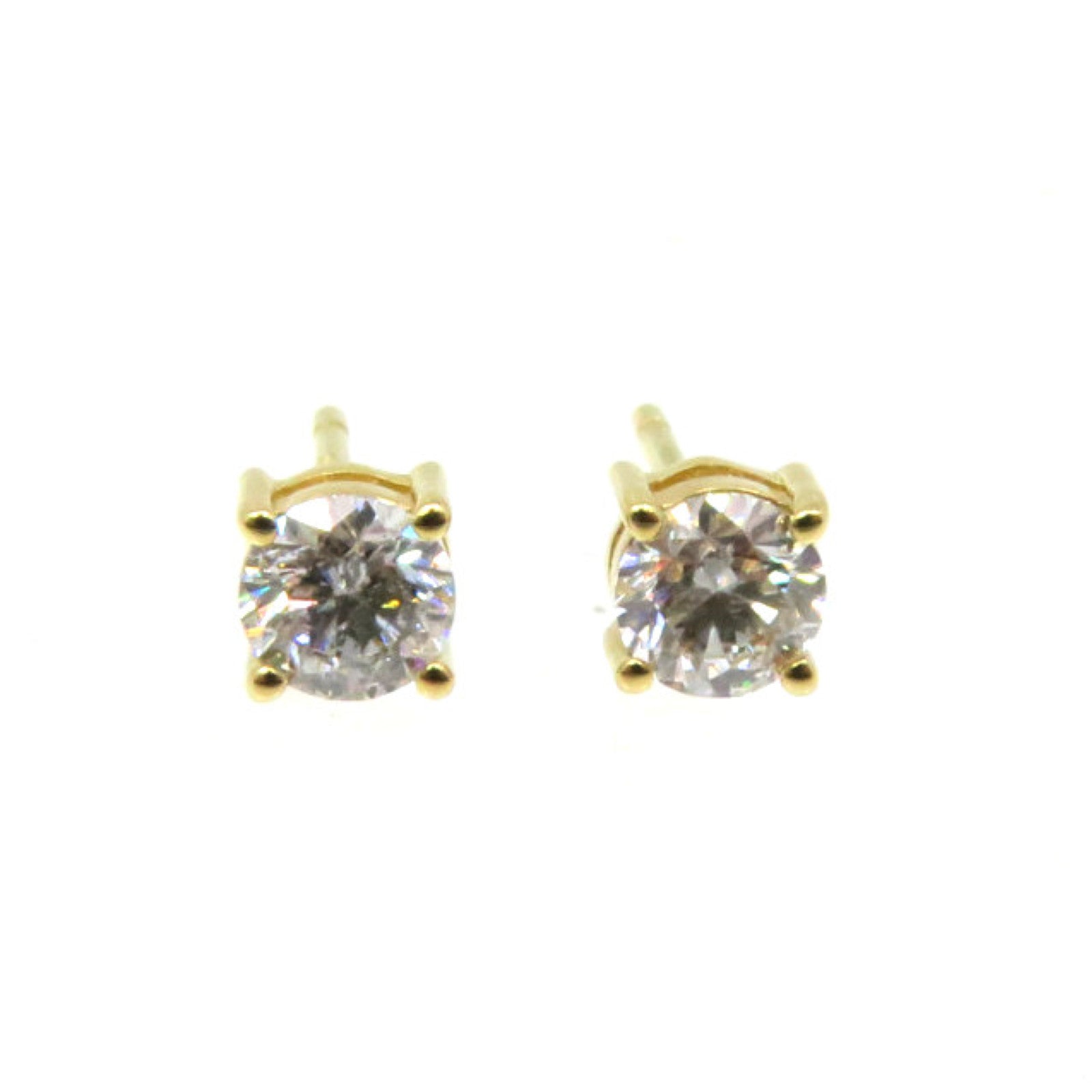 JEWELRY 18K Gold/0.50ct Diamond Diamond Earrings