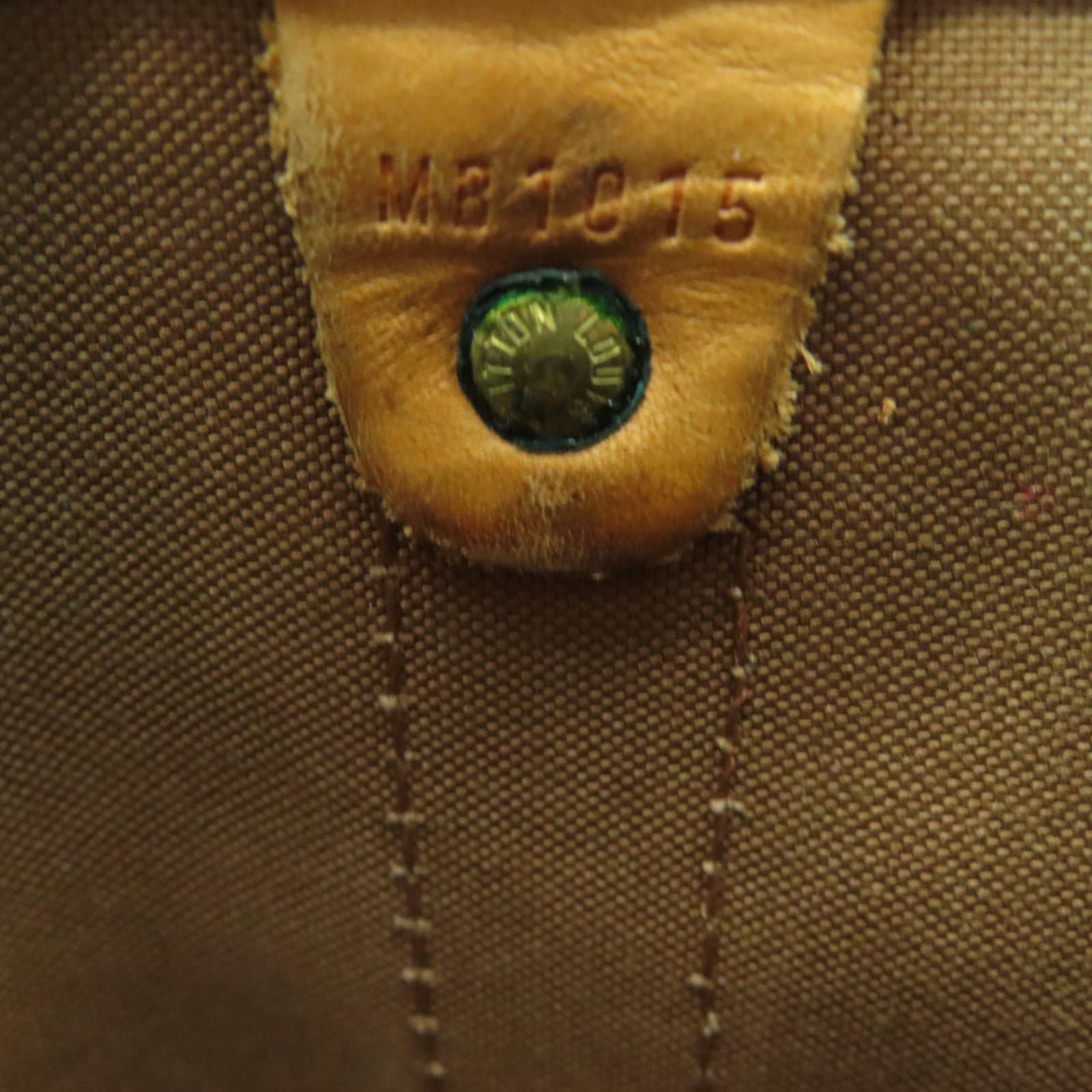 LOUIS VUITTON Monogram Keepall 50金扣波士頓包棕色