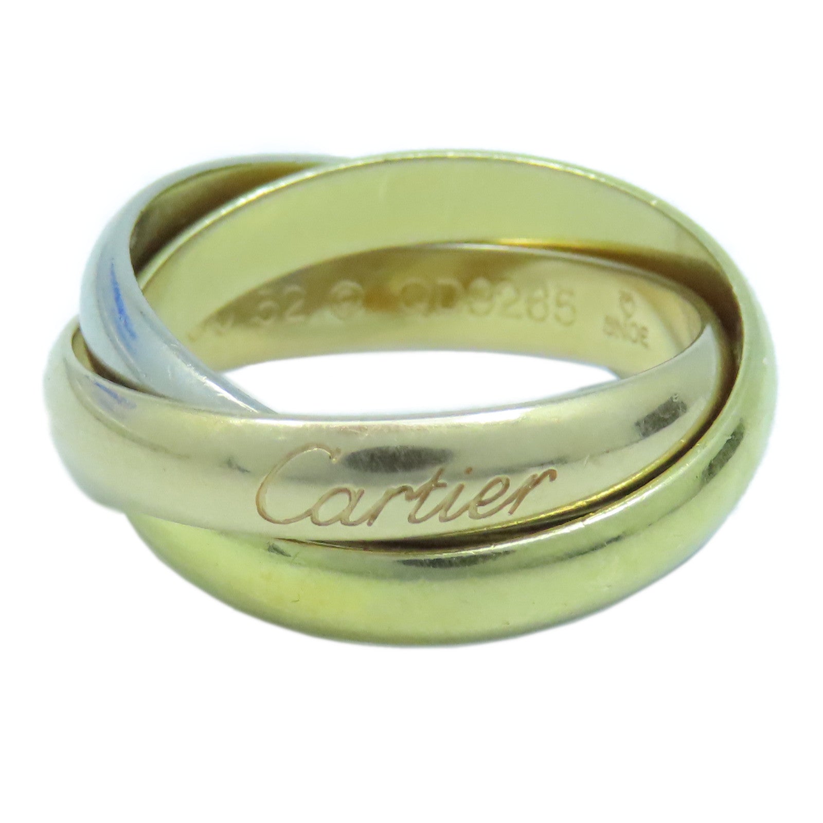 CARTIER 18K Gold Trinity Ring #52/ US#6