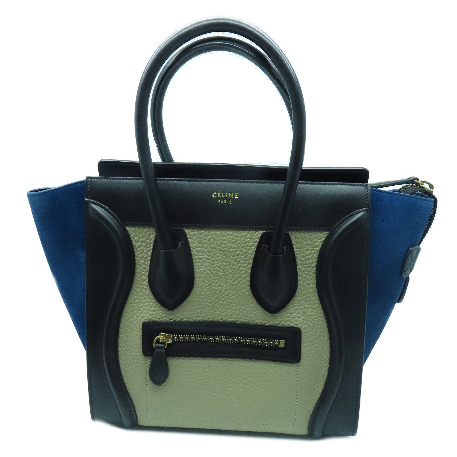 Celine tricolor micro deals luggage bag