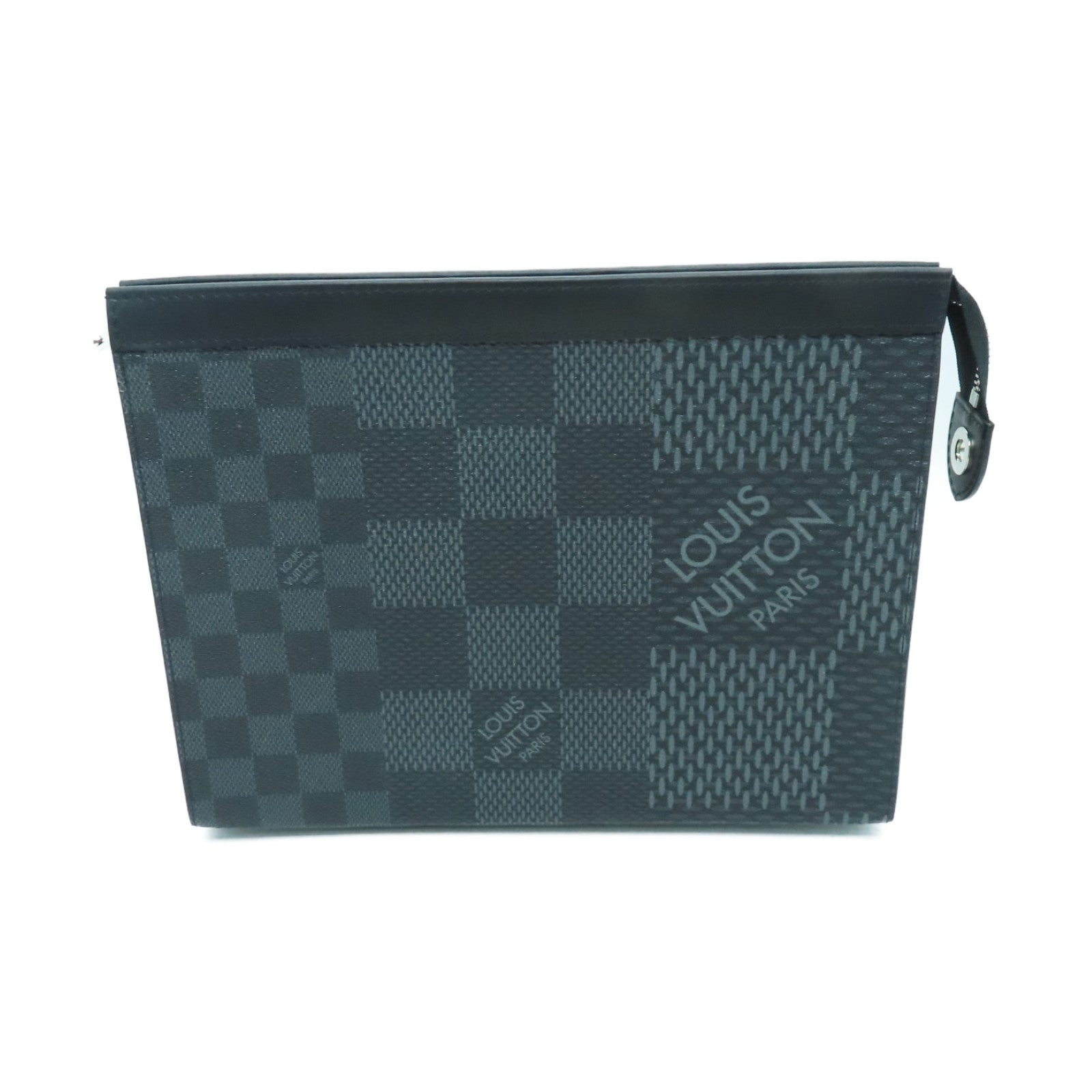 pochette voyage mm damier graphite louis