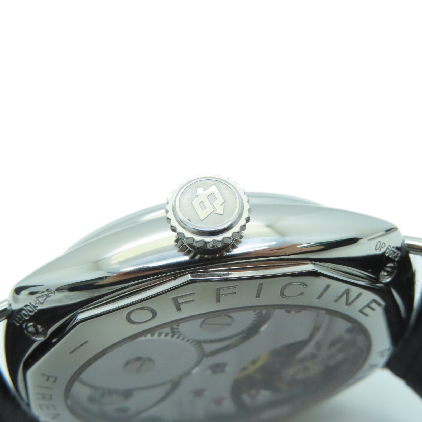 PANERAI 【激減優惠】Radiomir不鏽鋼/皮革帶手錶黑色