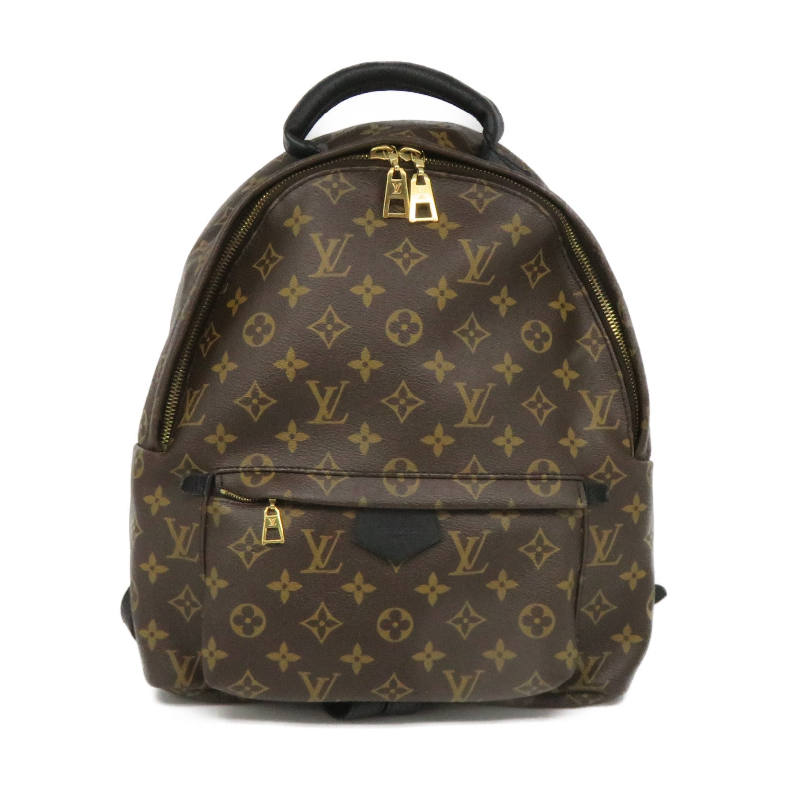 LOUIS VUITTON Monogram Palm Springs MM Backpack brown