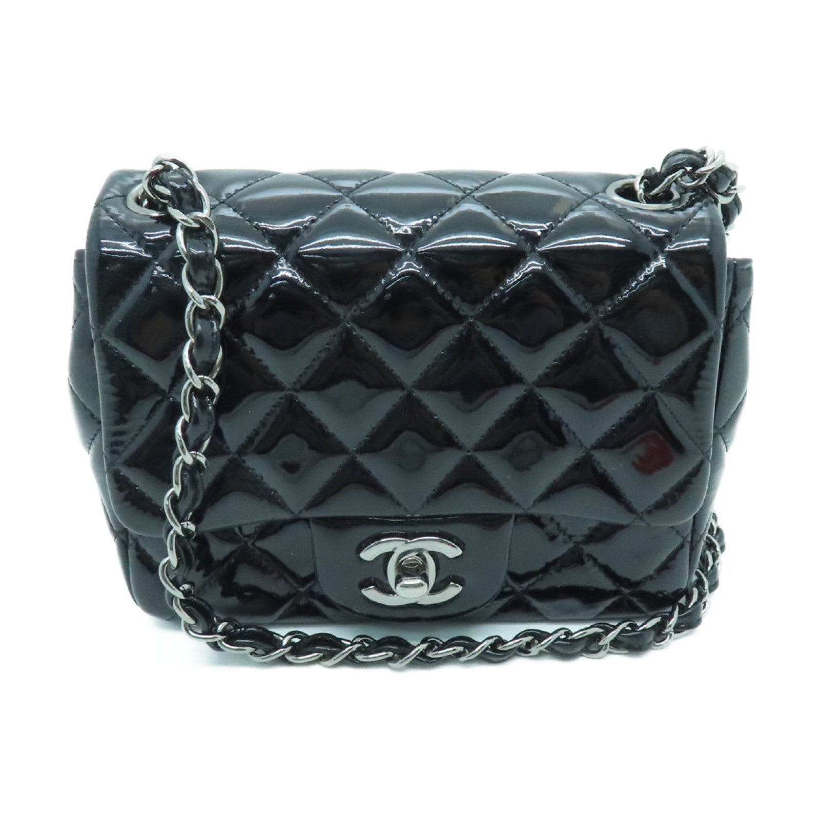 Chanel mini square patent leather Clearance