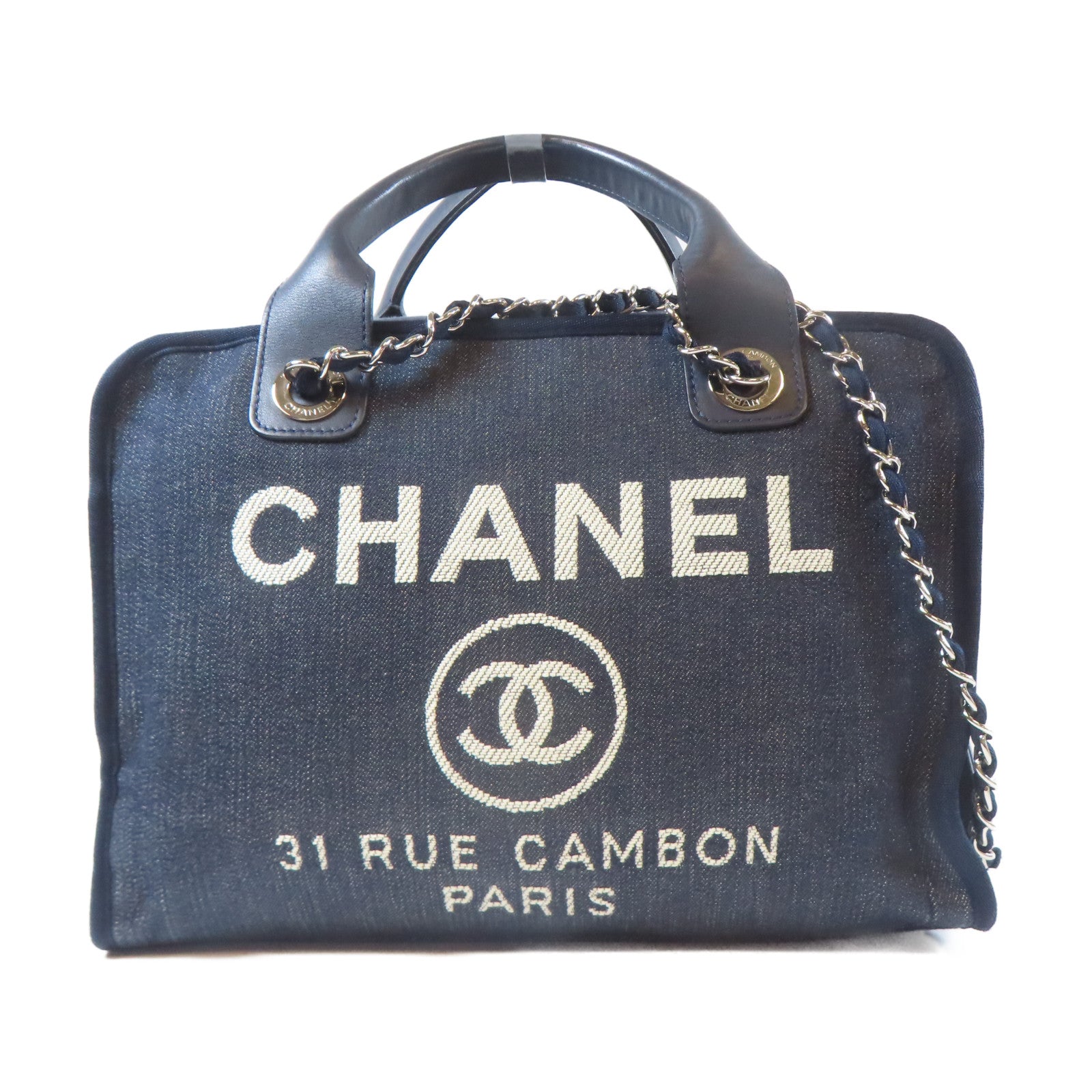 超希少】CHANEL Dover TGM Chain Tote Bag chanel foldable tote bag