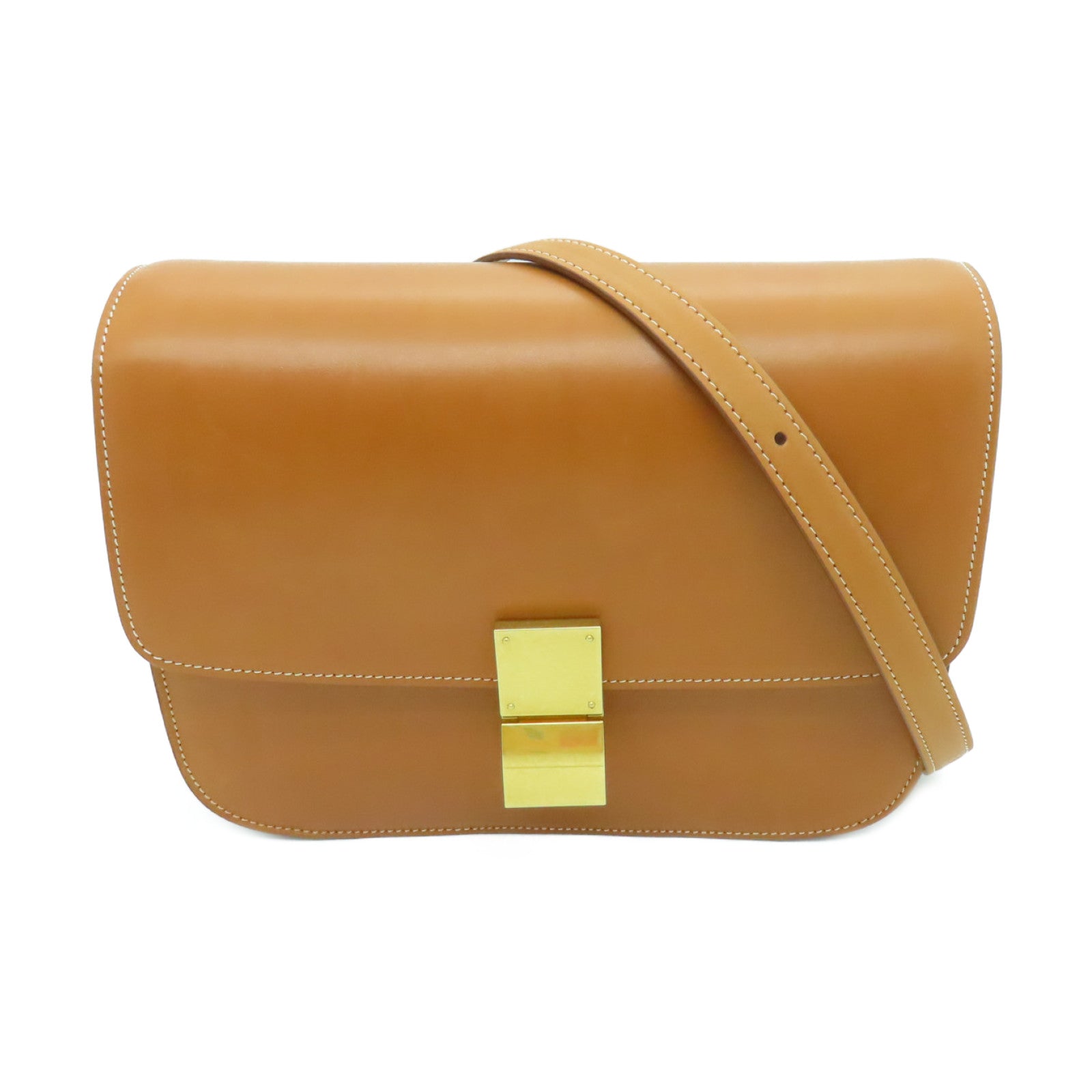 Celine Bag Celine Box Used CELINE Leather Classic Box Shoulder Bag