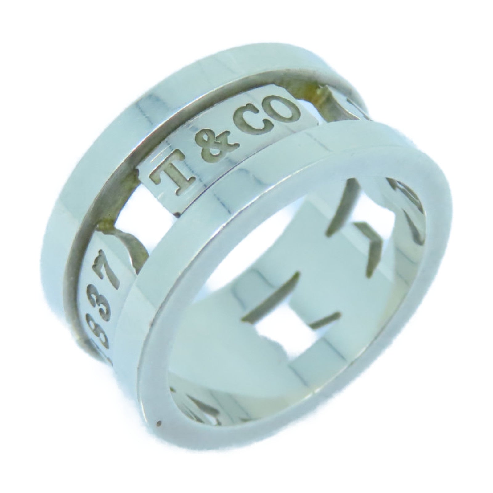 TIFFANY&Co. Ring SV925 K750（TIFFANY & Co. 1837 Interlocking