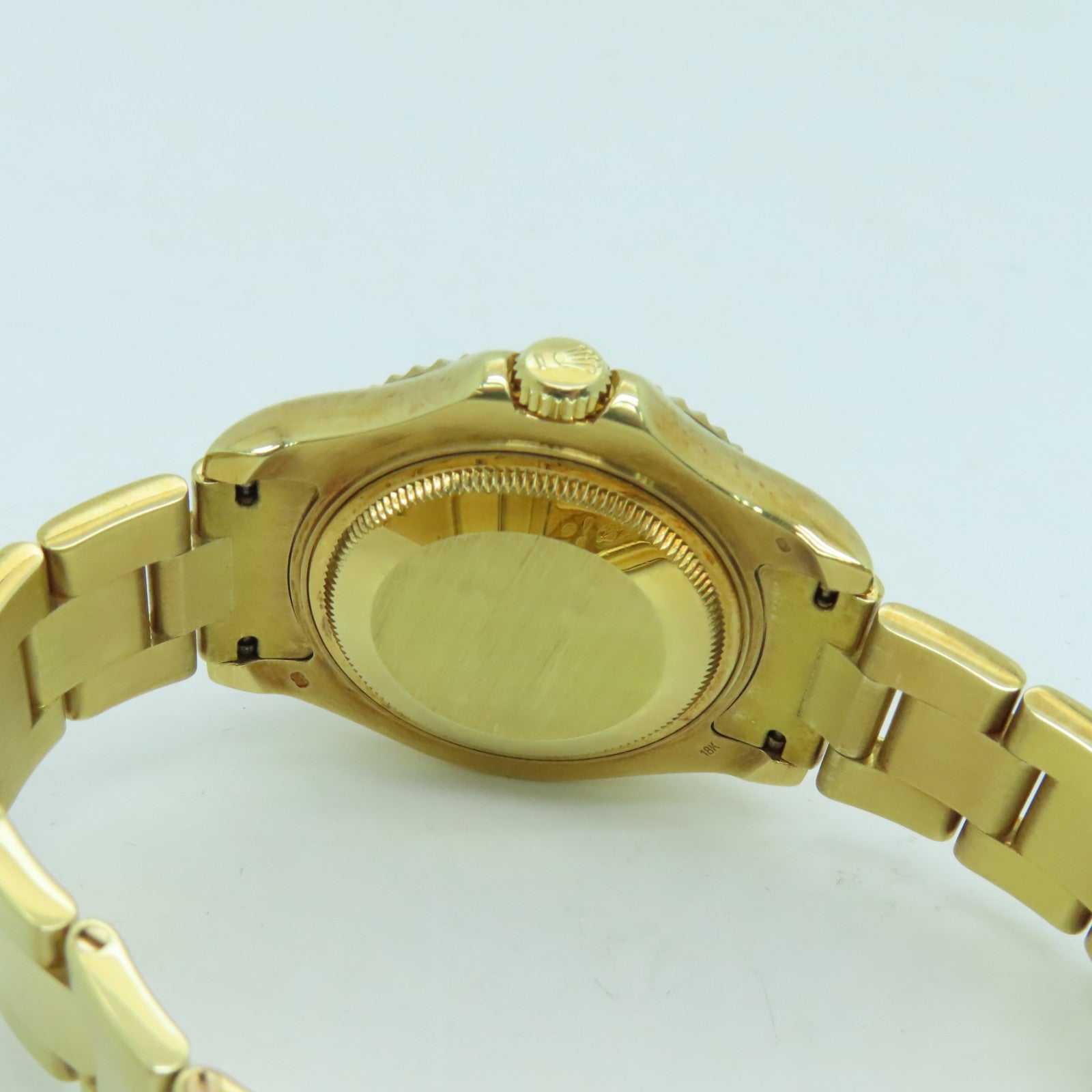 ROLEX Yacht Master 18K黃金手錶自動機芯白色