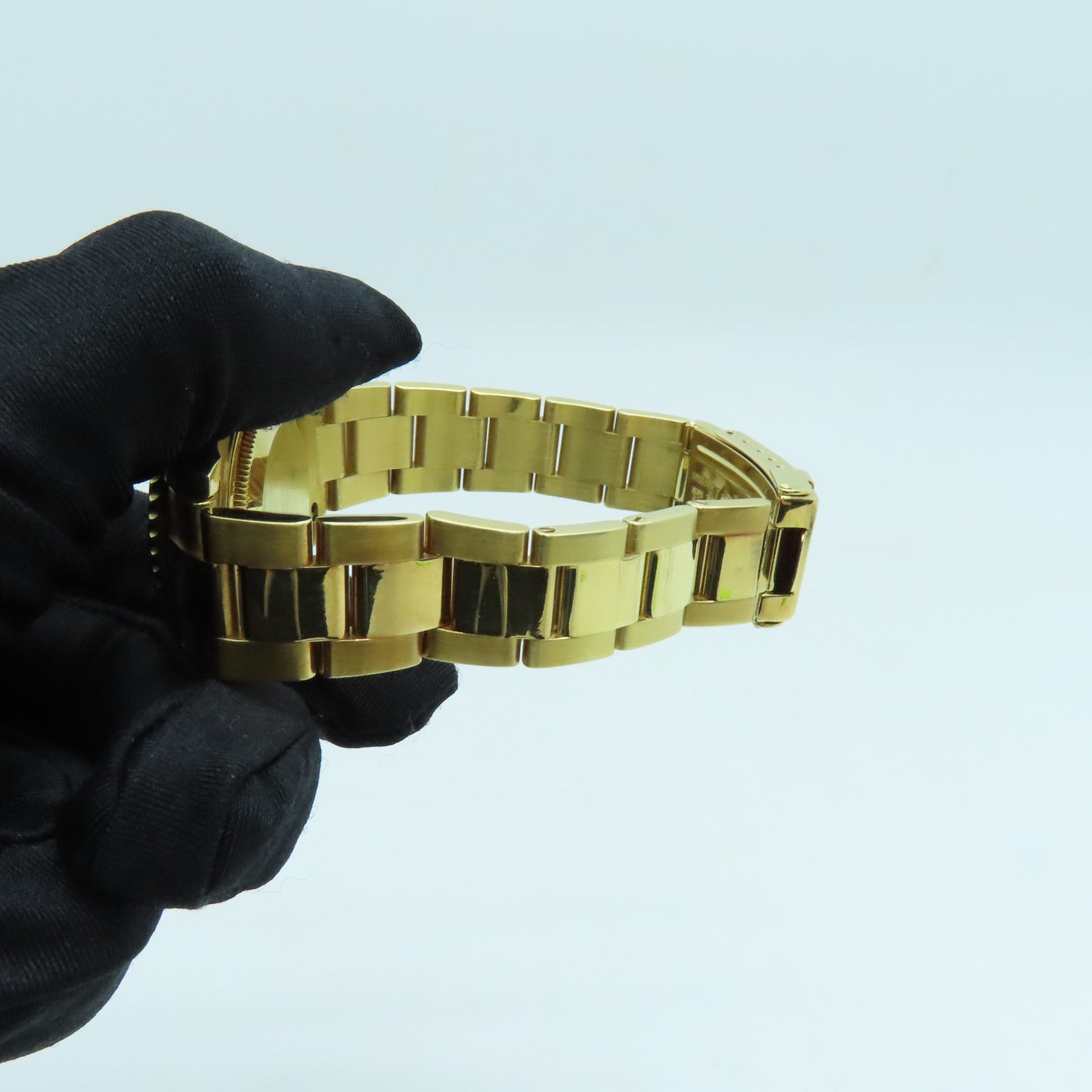 ROLEX Yacht Master 18K黃金手錶自動機芯白色
