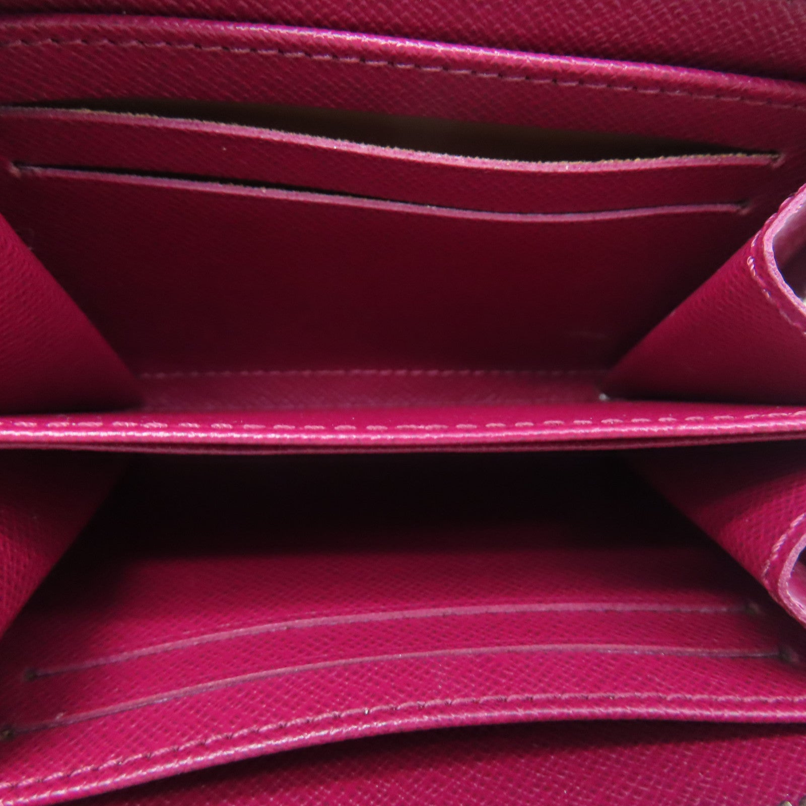 LOUIS VUITTON Epi皮革Zipper Wallet銀扣卡片包紅色