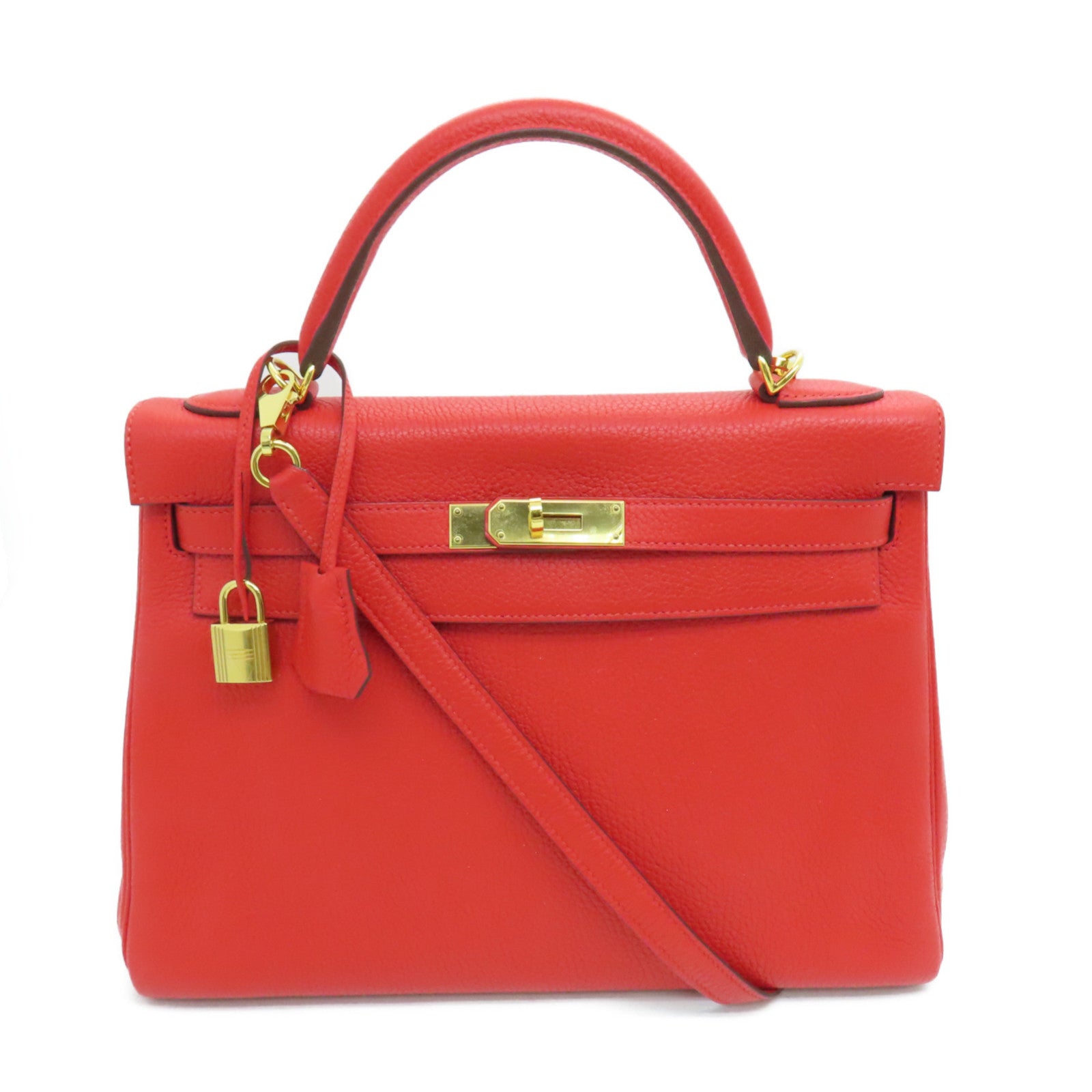 Hermes red kelly bag sales