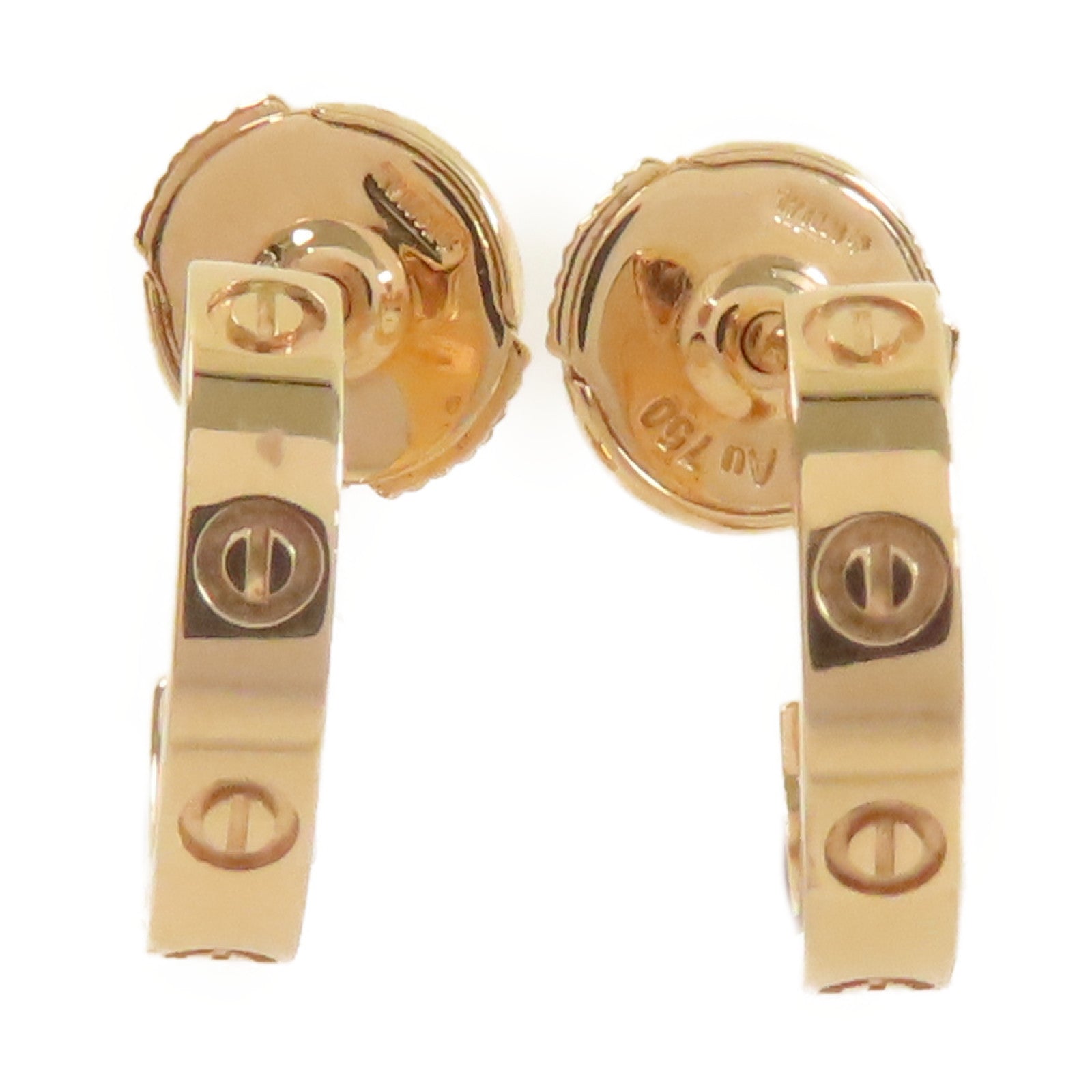 CARTIER 18K玫瑰金Mini Love Earrings耳環– Brand Off Hong Kong
