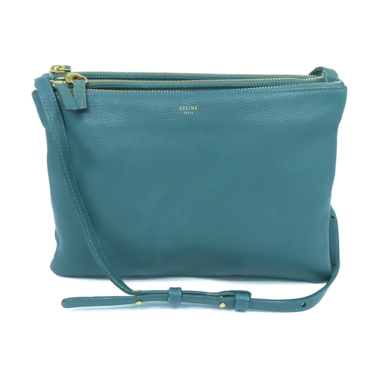 Celine trio bag green hotsell