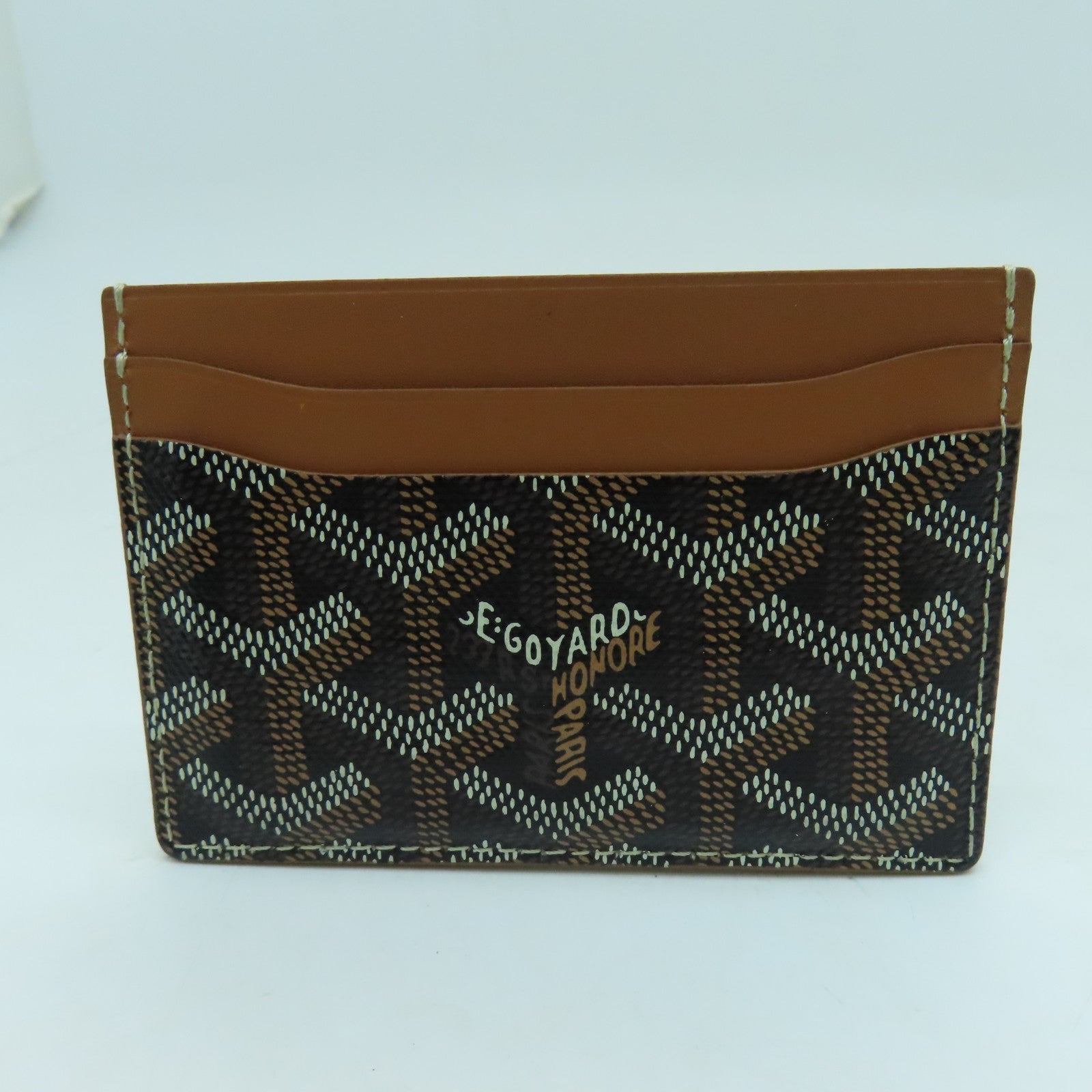 GOYARD 塗層皮革Card Case卡片套啡色/黑色